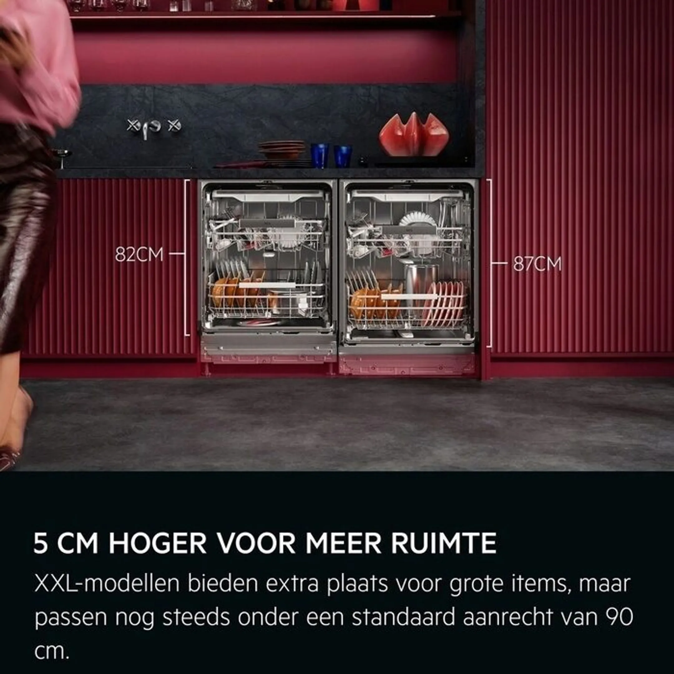 AEG Inbouw vaatwasser GI8700X2TN 8000 XXL CleaningPerformance image