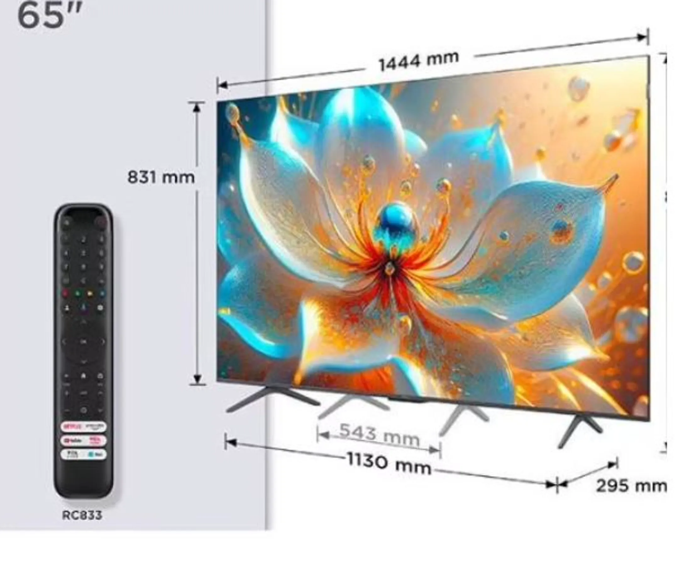 TCL QLED TV 4K 65QLED810K (2025) - 65 inch image