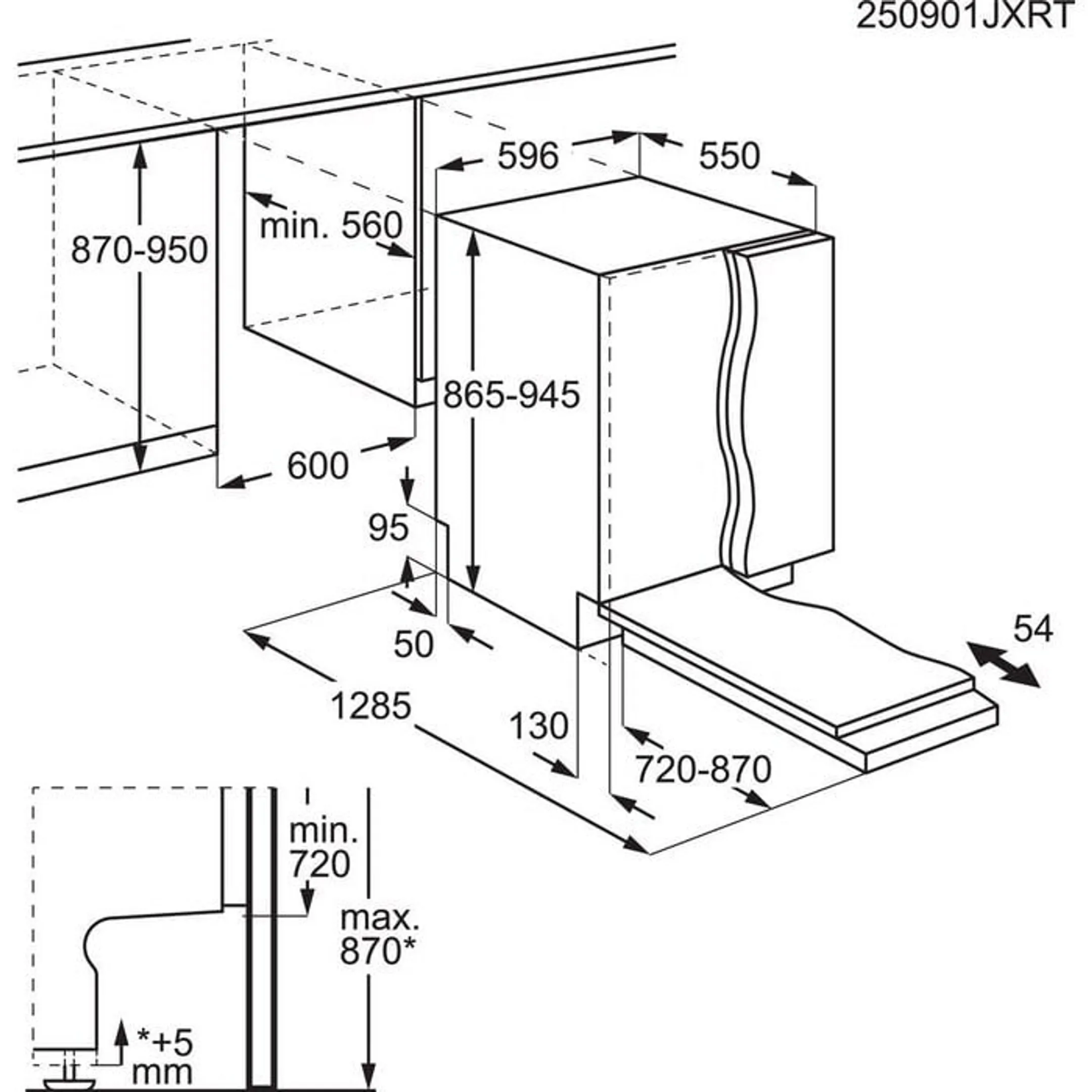 AEG Inbouw vaatwasser GI8700A2PN XXL image