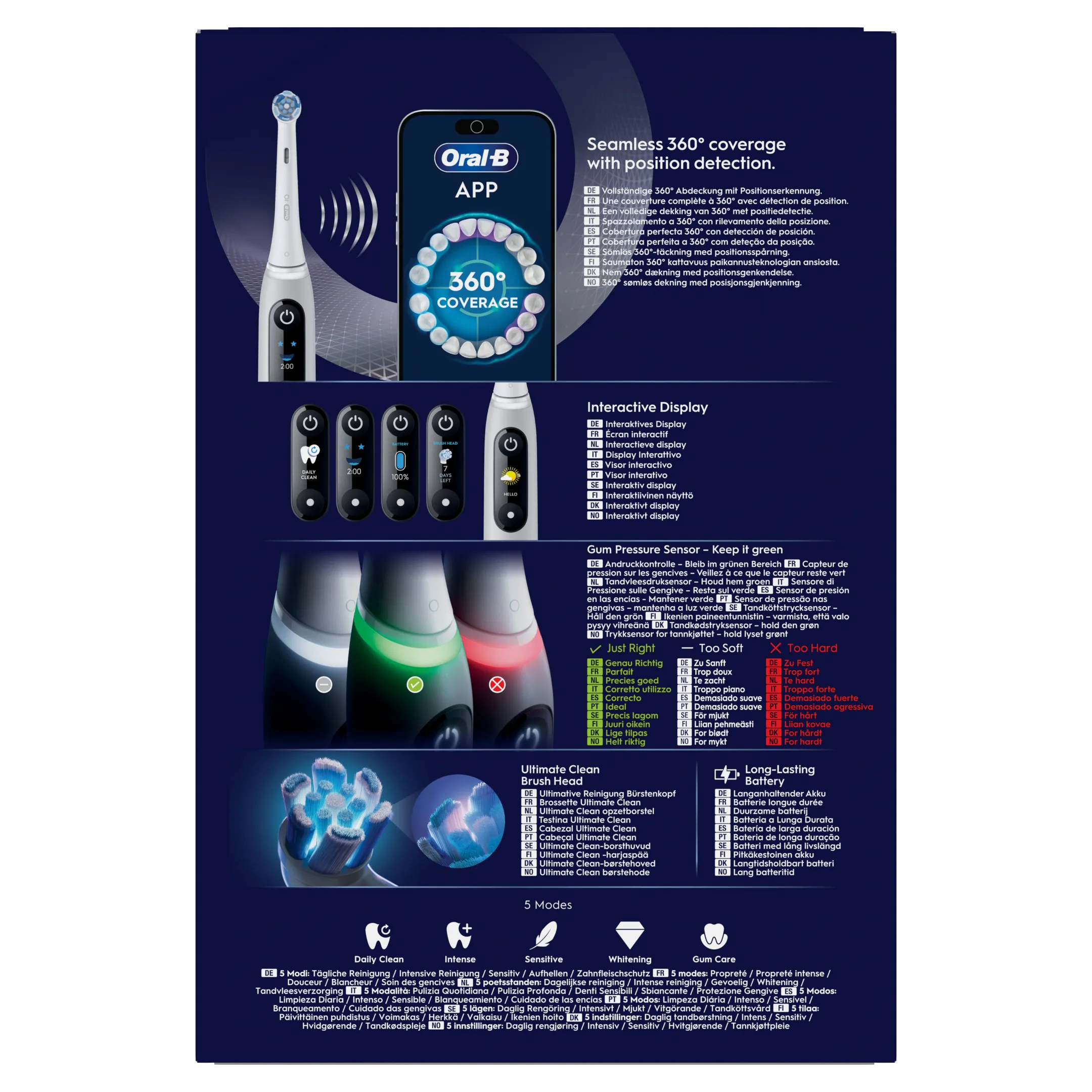 Brosse à dents électrique iO6 gris