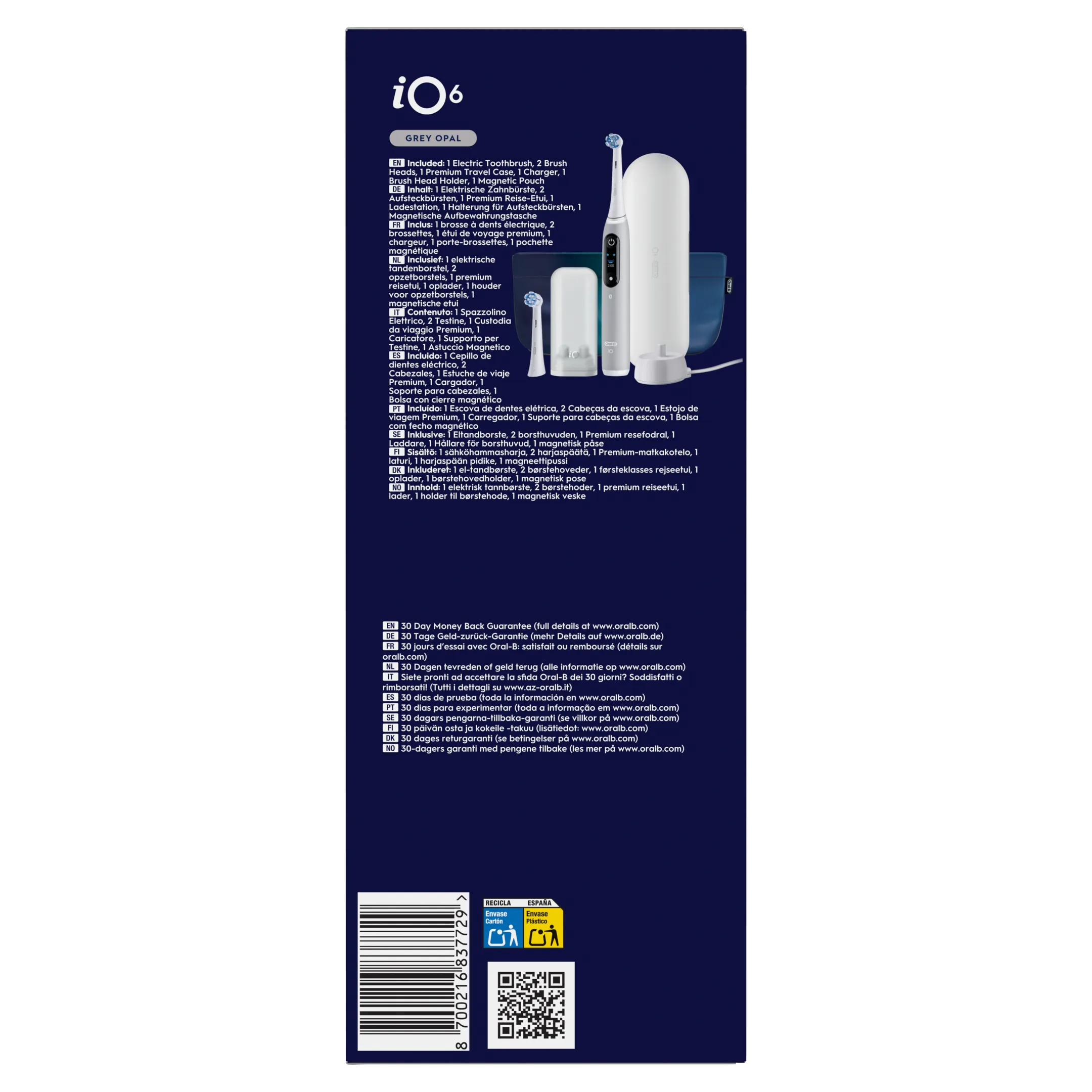 Brosse à dents électrique iO6 gris