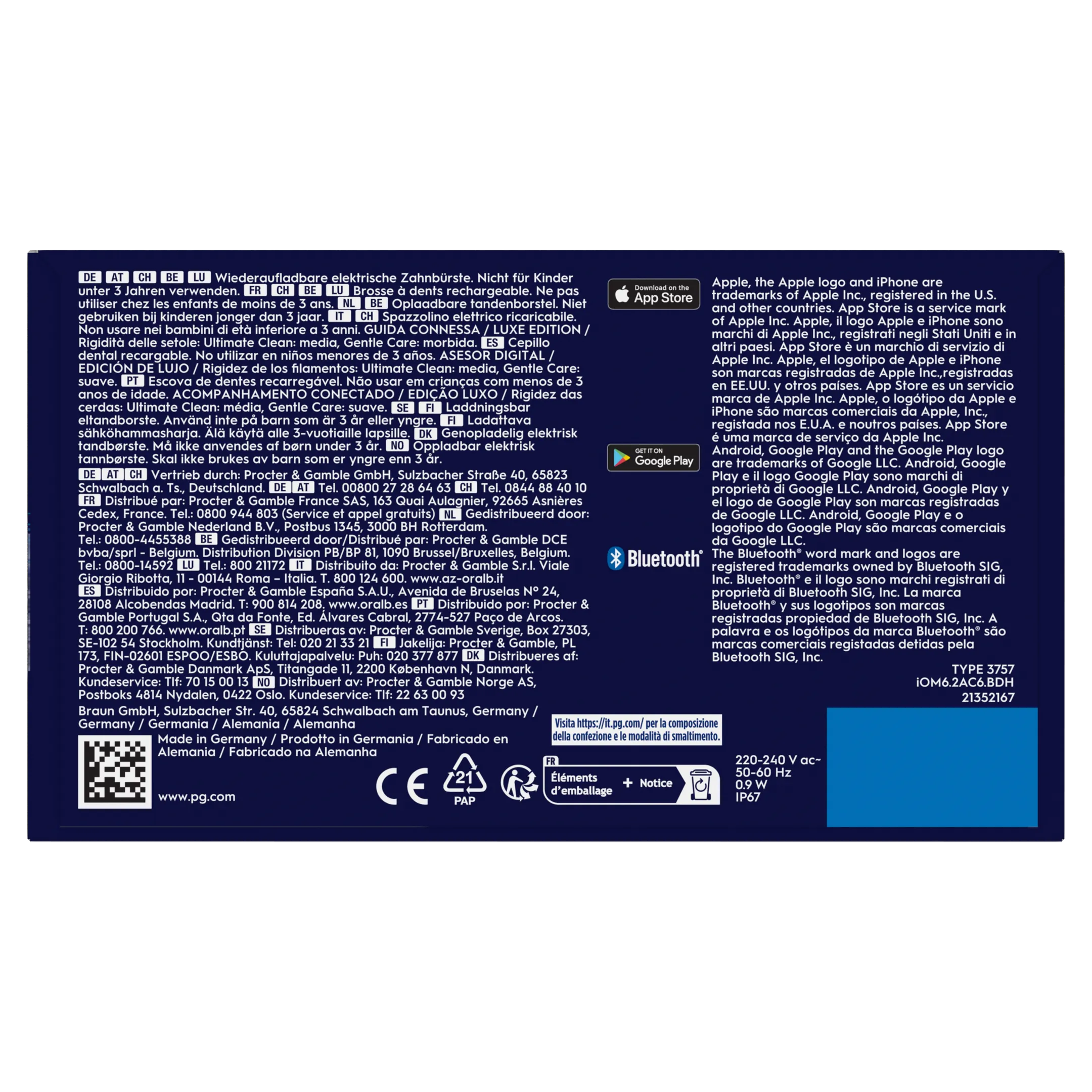 Brosse à dents électrique iO6 gris