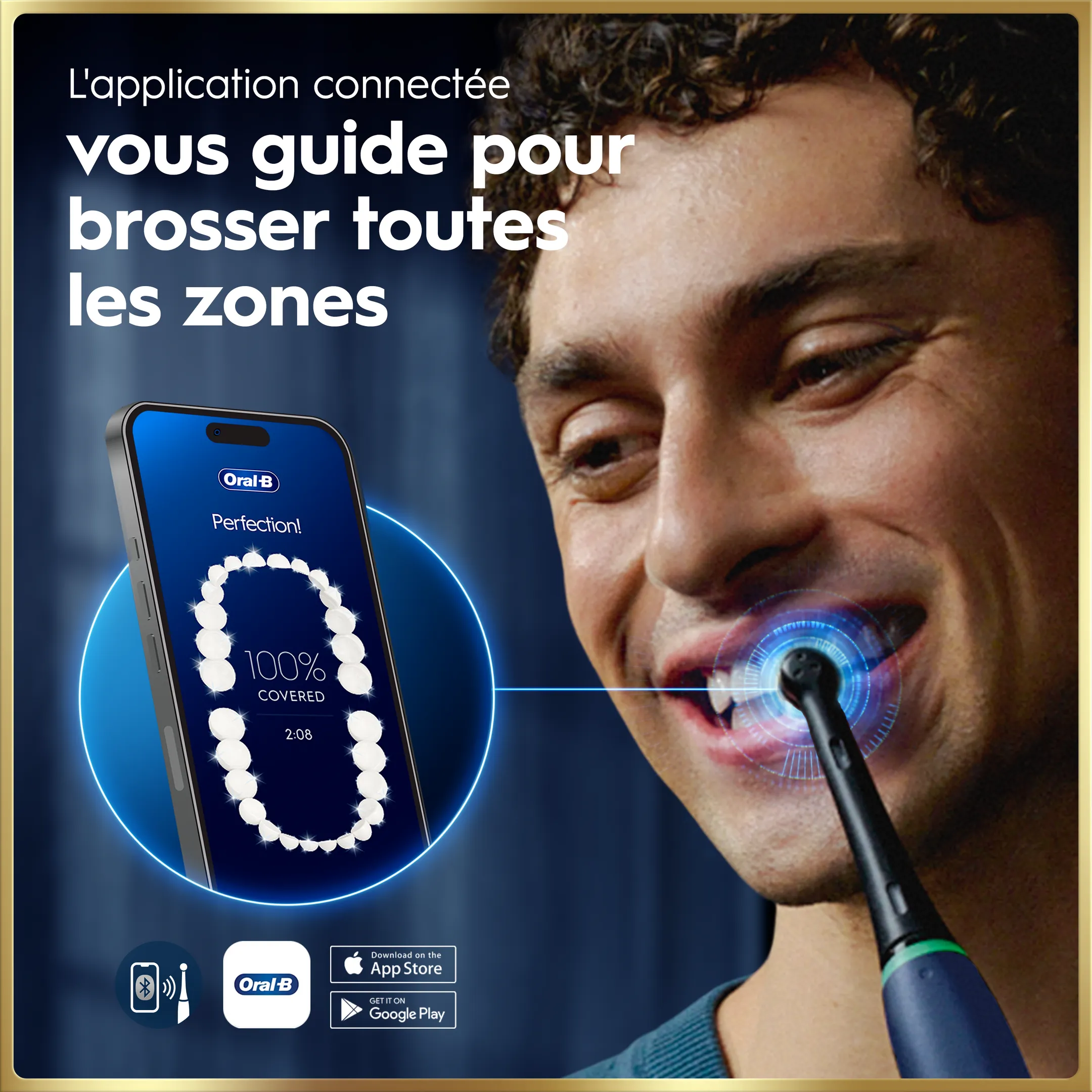Brosse à dents électrique iO magnetic blue