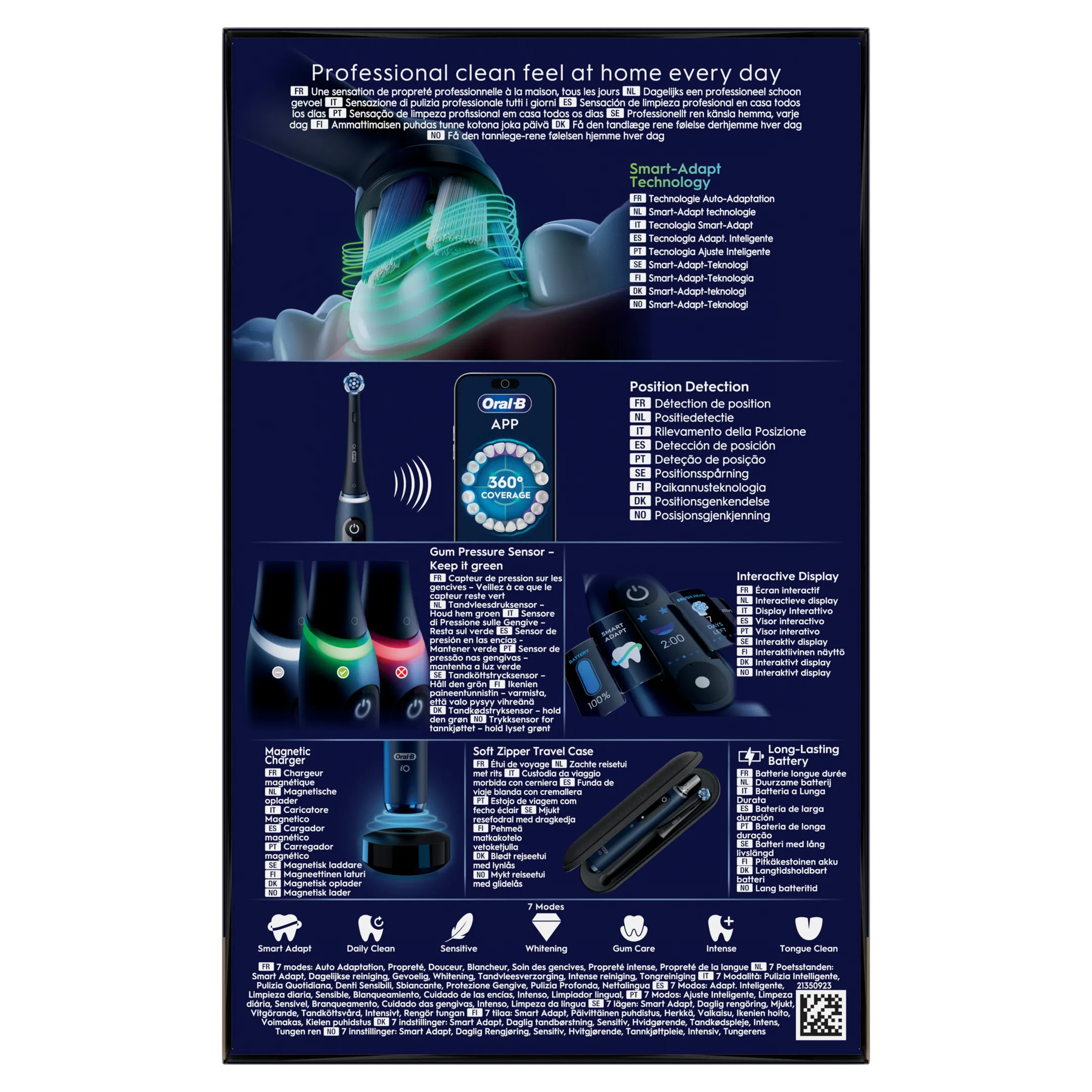 Brosse à dents électrique iO magnetic blue