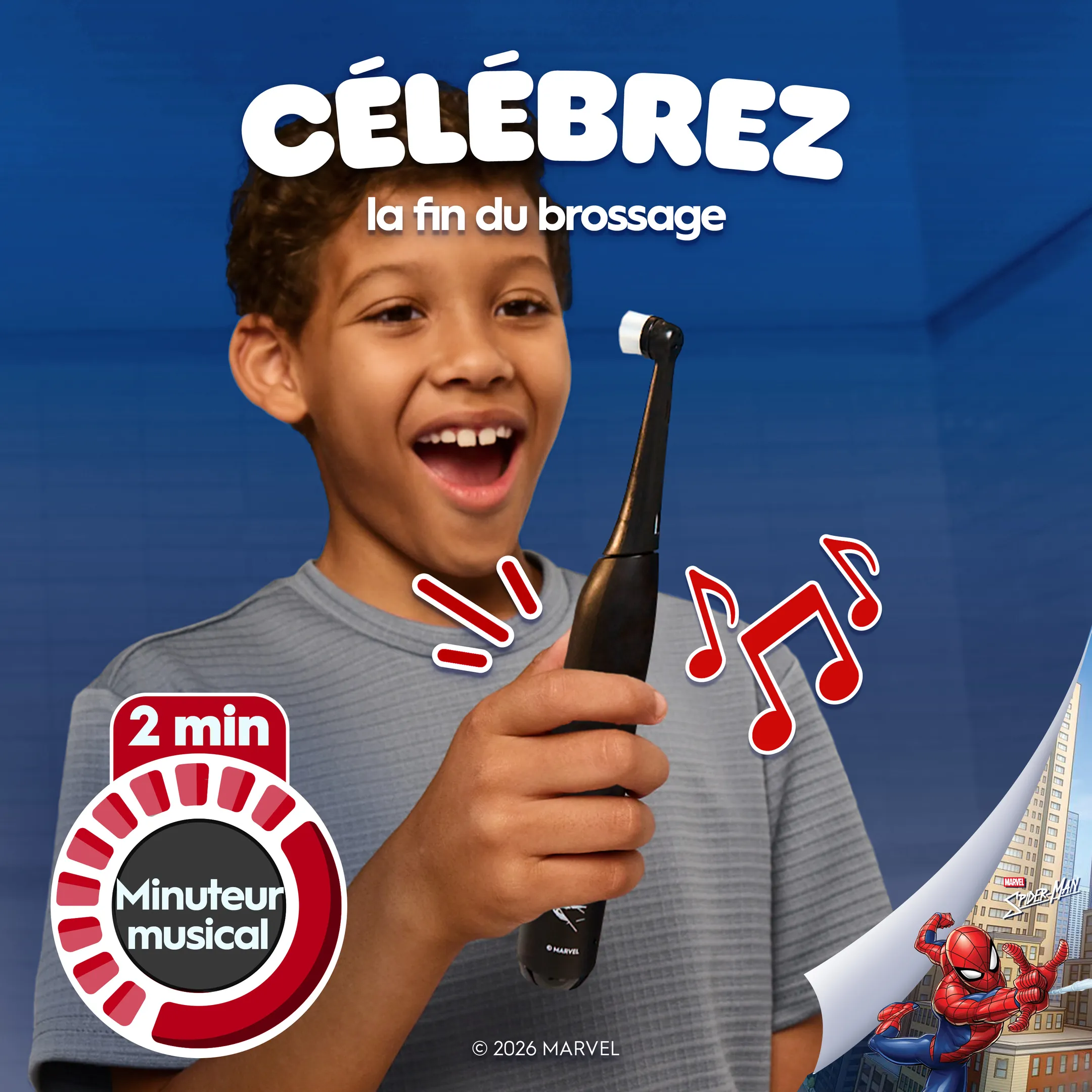 Brosse à dents électrique iO enfant 6+ Spiderman