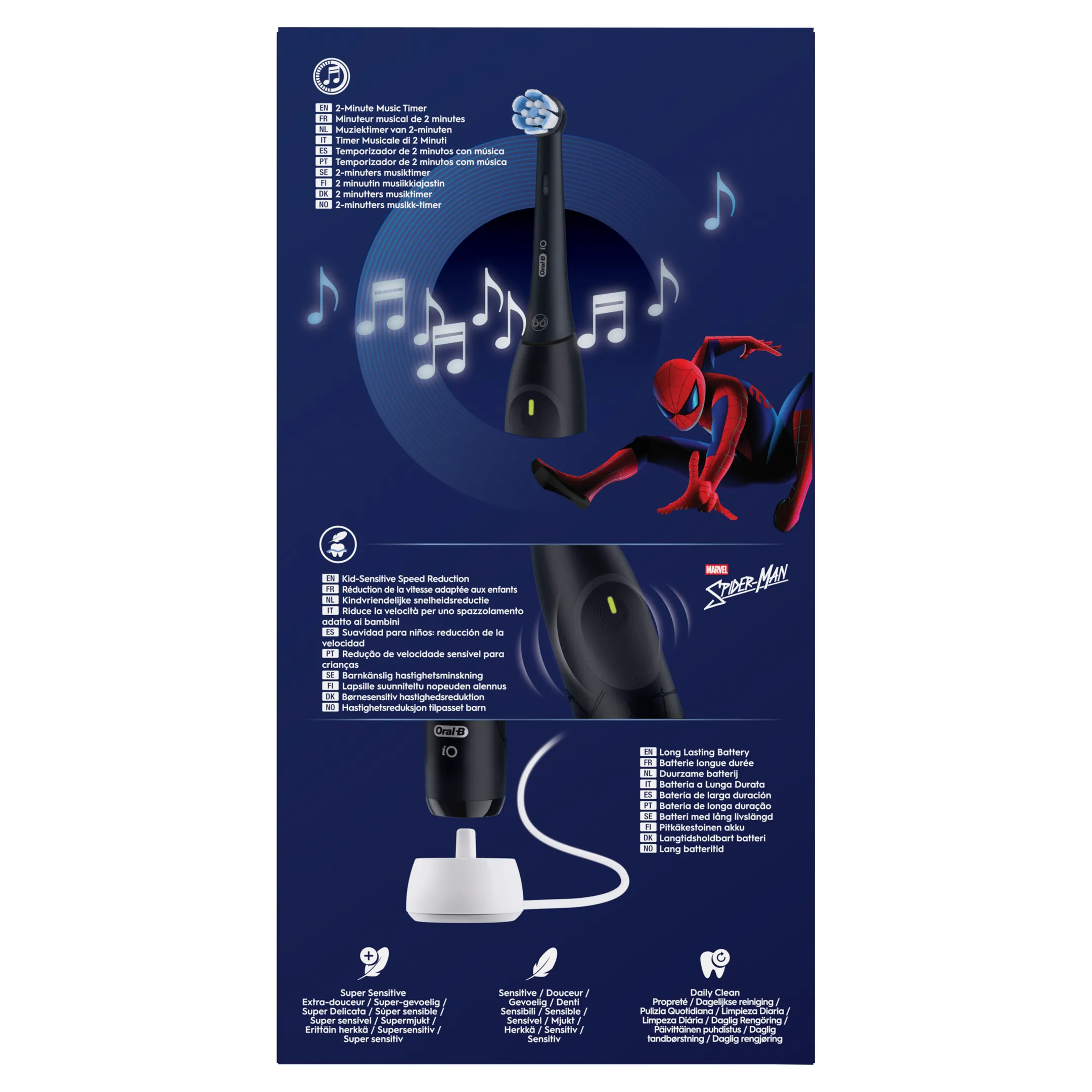 Brosse à dents électrique iO enfant 6+ Spiderman