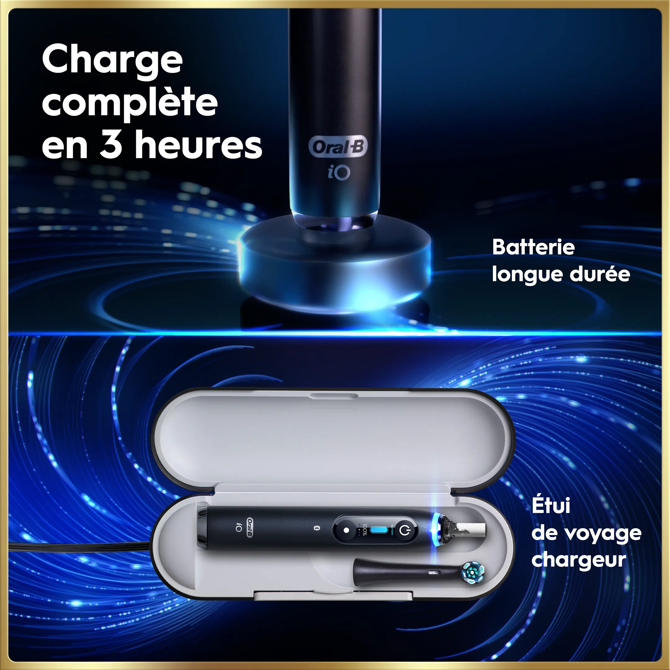 Brosse à dents électrique iO9 noir