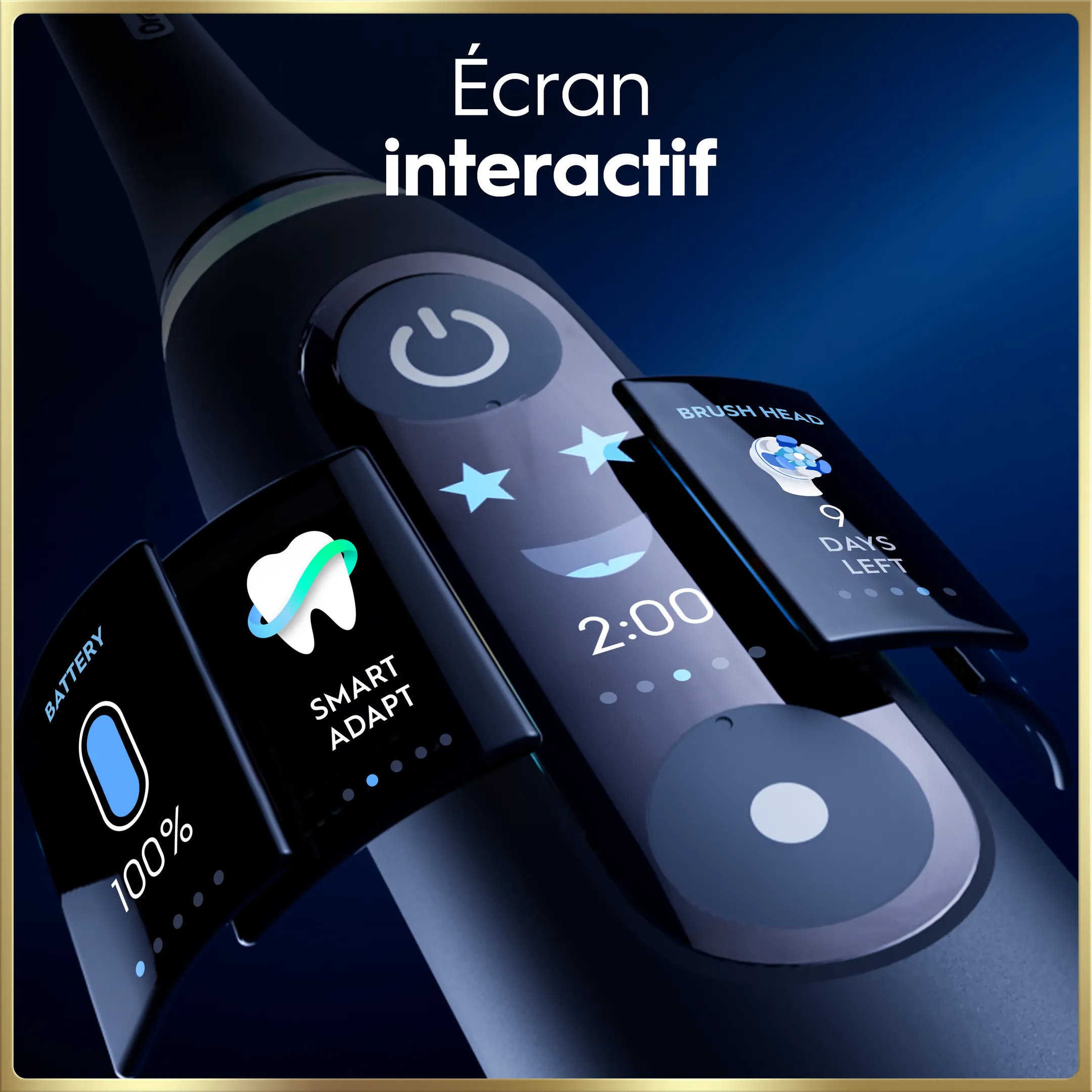 Brosse à dents électrique iO9 noir