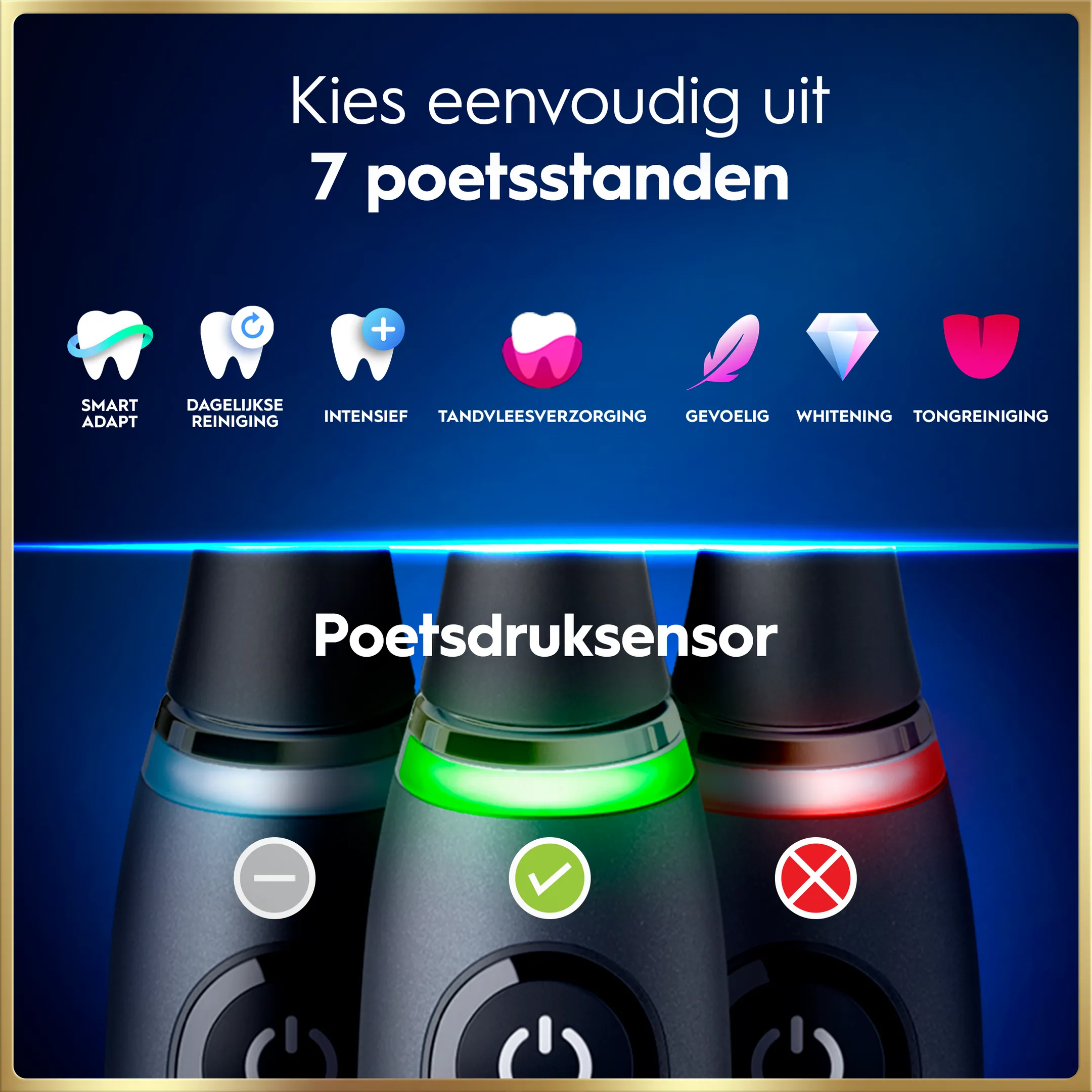 Elektrische tandenborstel IO9 zwart