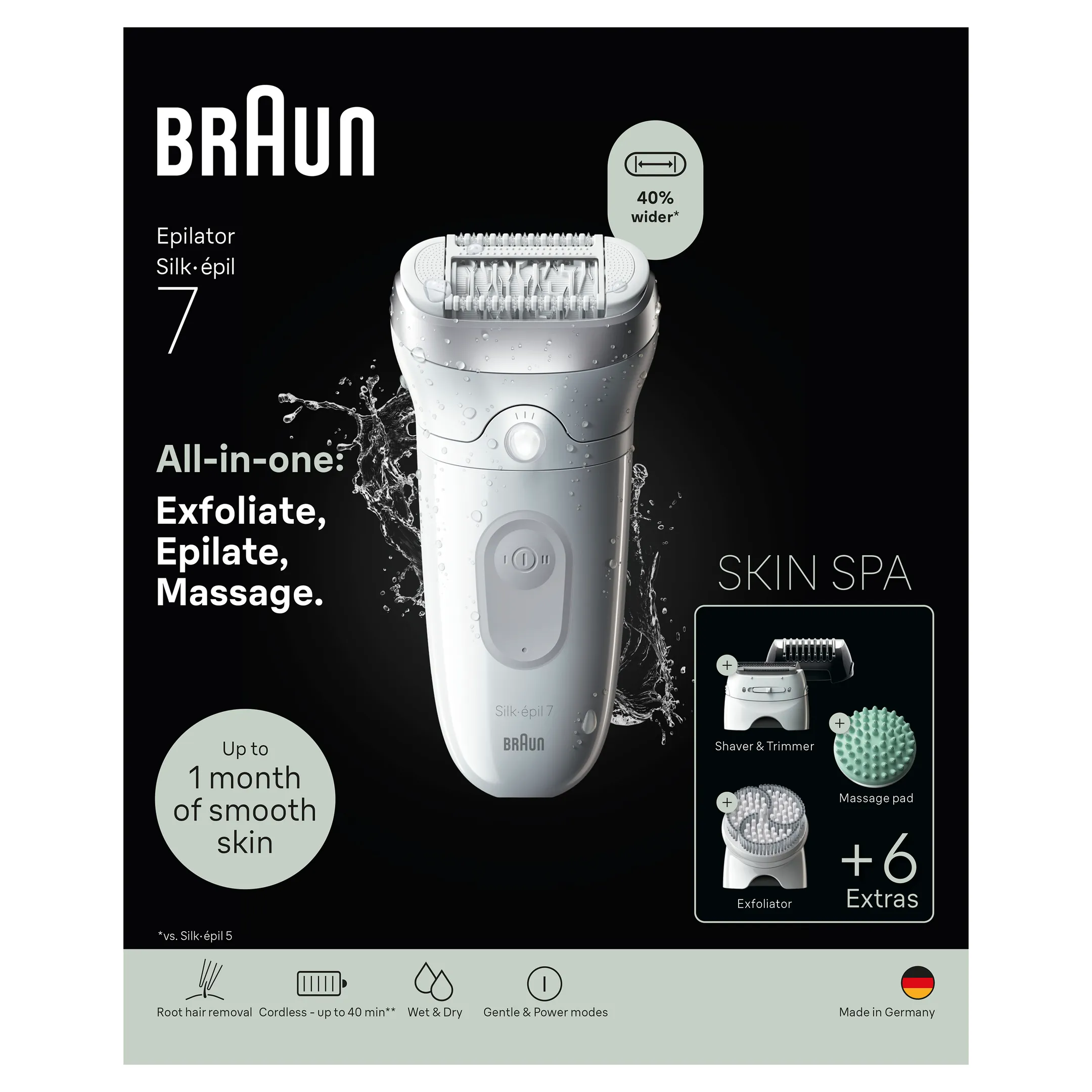 Epilator Silk·épil 7 SkinSpa 7-081