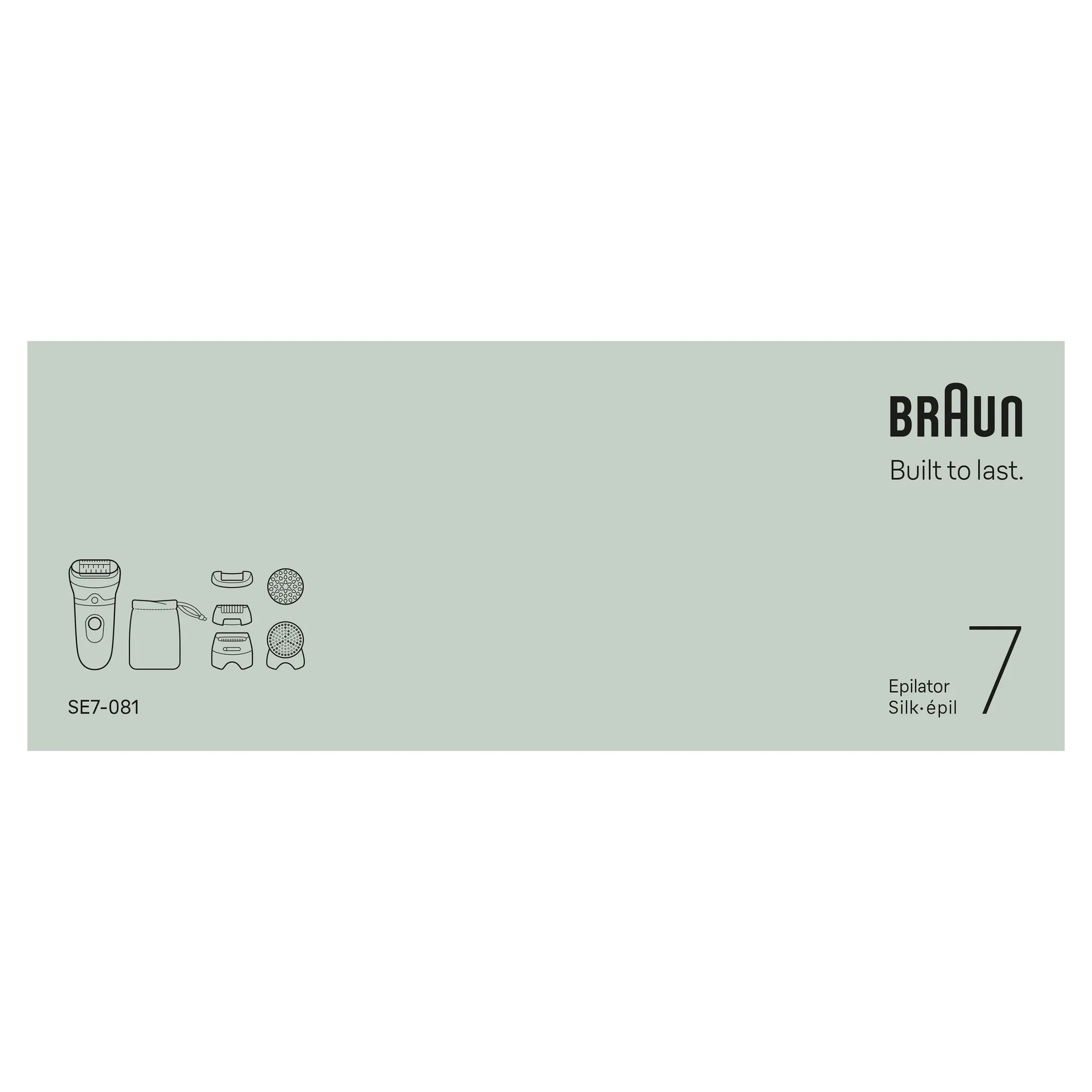 Epilator Silk·épil 7 SkinSpa 7-081