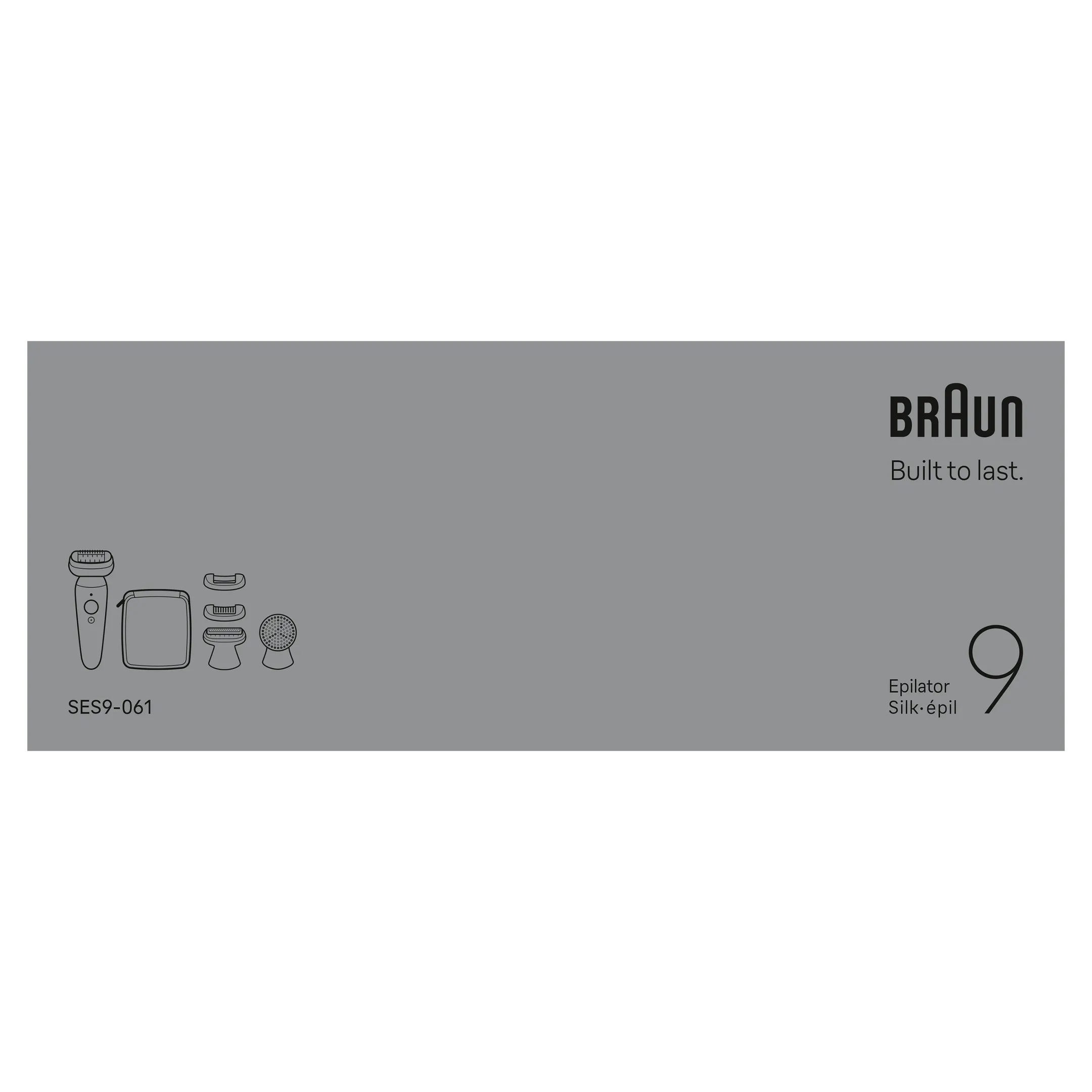 Epilator Silk·épil 9 SkinSpa 9-061