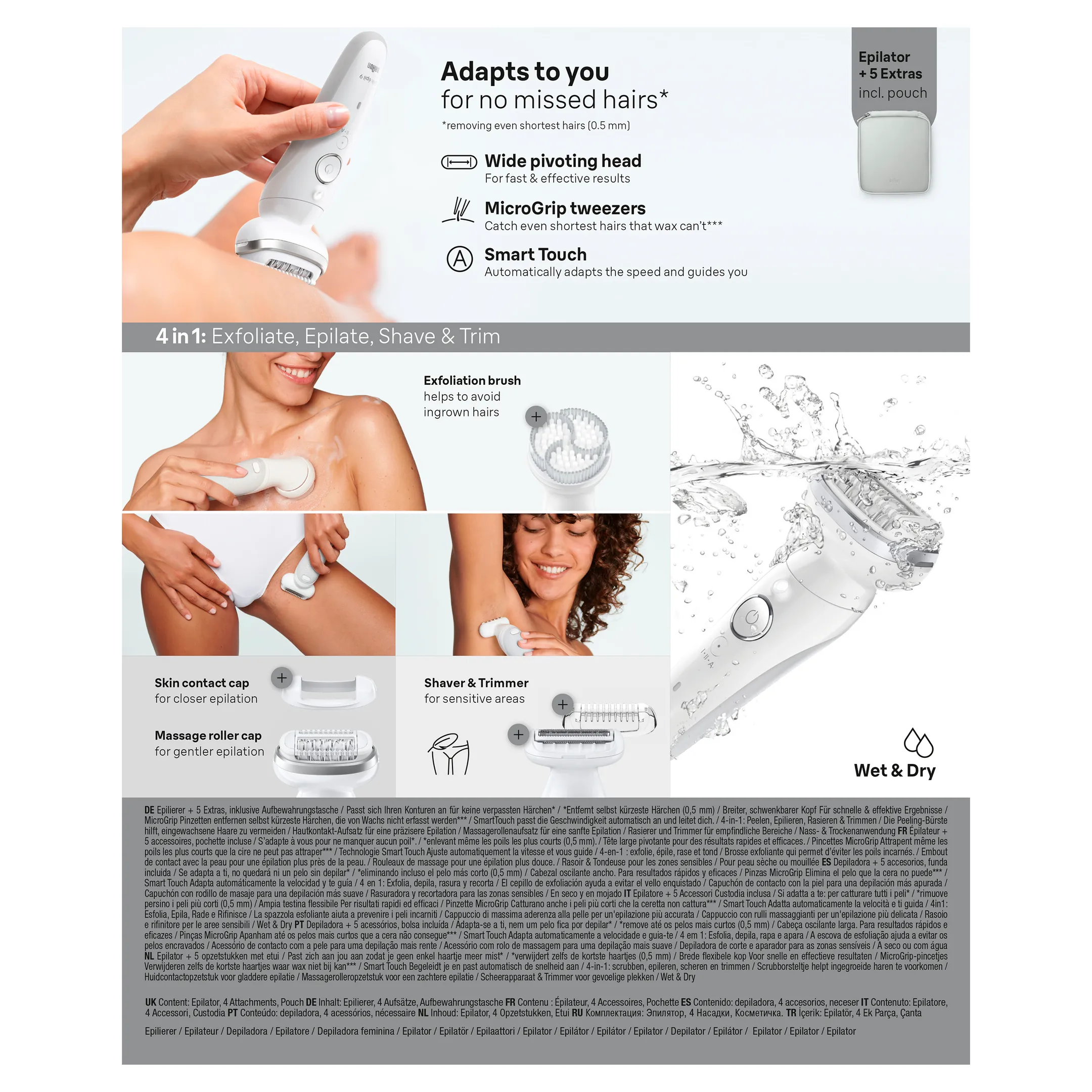 Epilator Silk·épil 9 SkinSpa 9-061