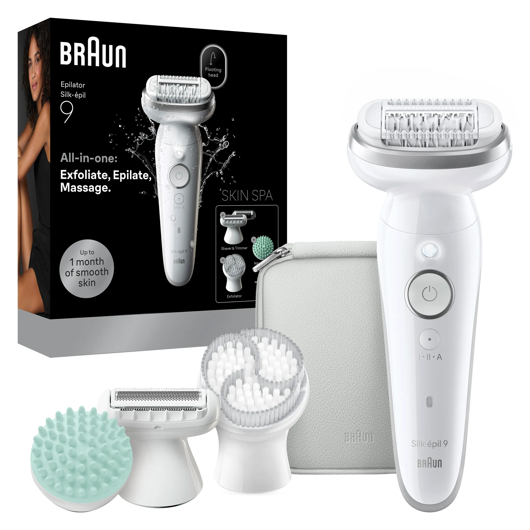 Epilator Silk·épil 9 SkinSpa 9-080