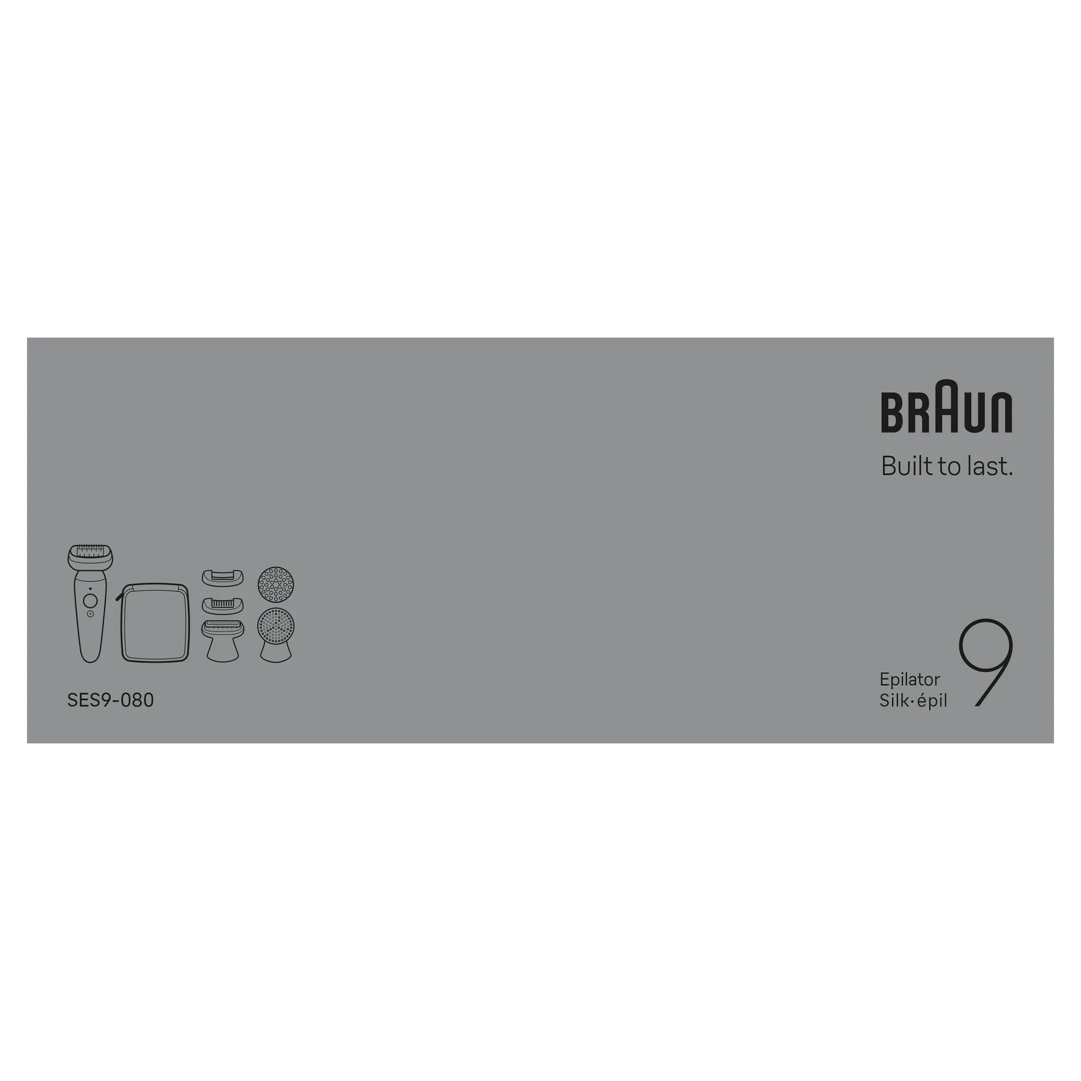 Epilator Silk·épil 9 SkinSpa 9-080