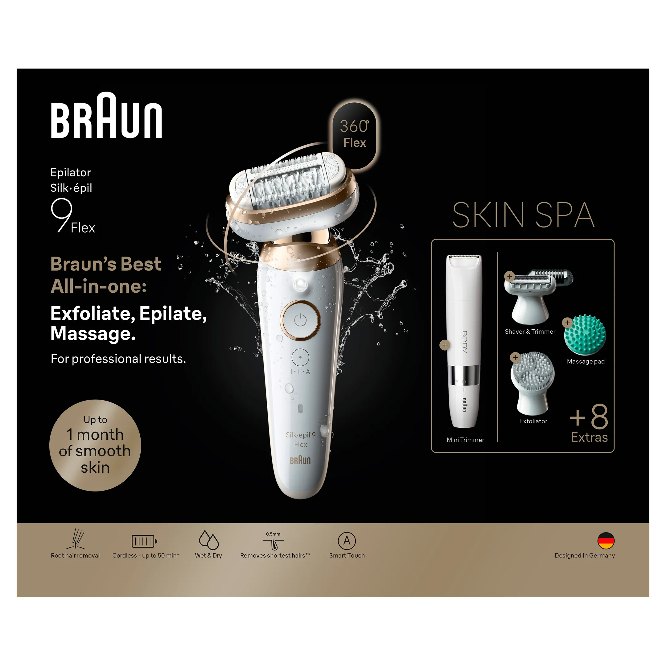 Epilator Silk·épil 9 Flex SkinSpa 9-481 3D