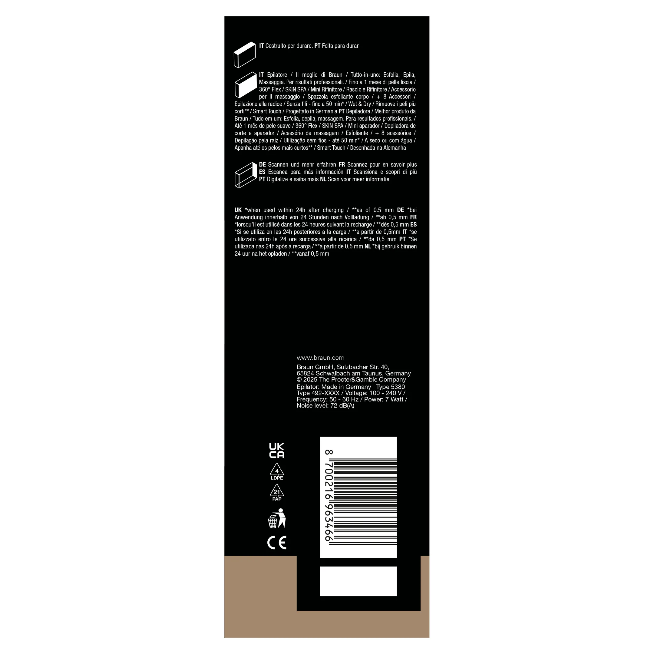 Epilator Silk·épil 9 Flex SkinSpa 9-481 3D