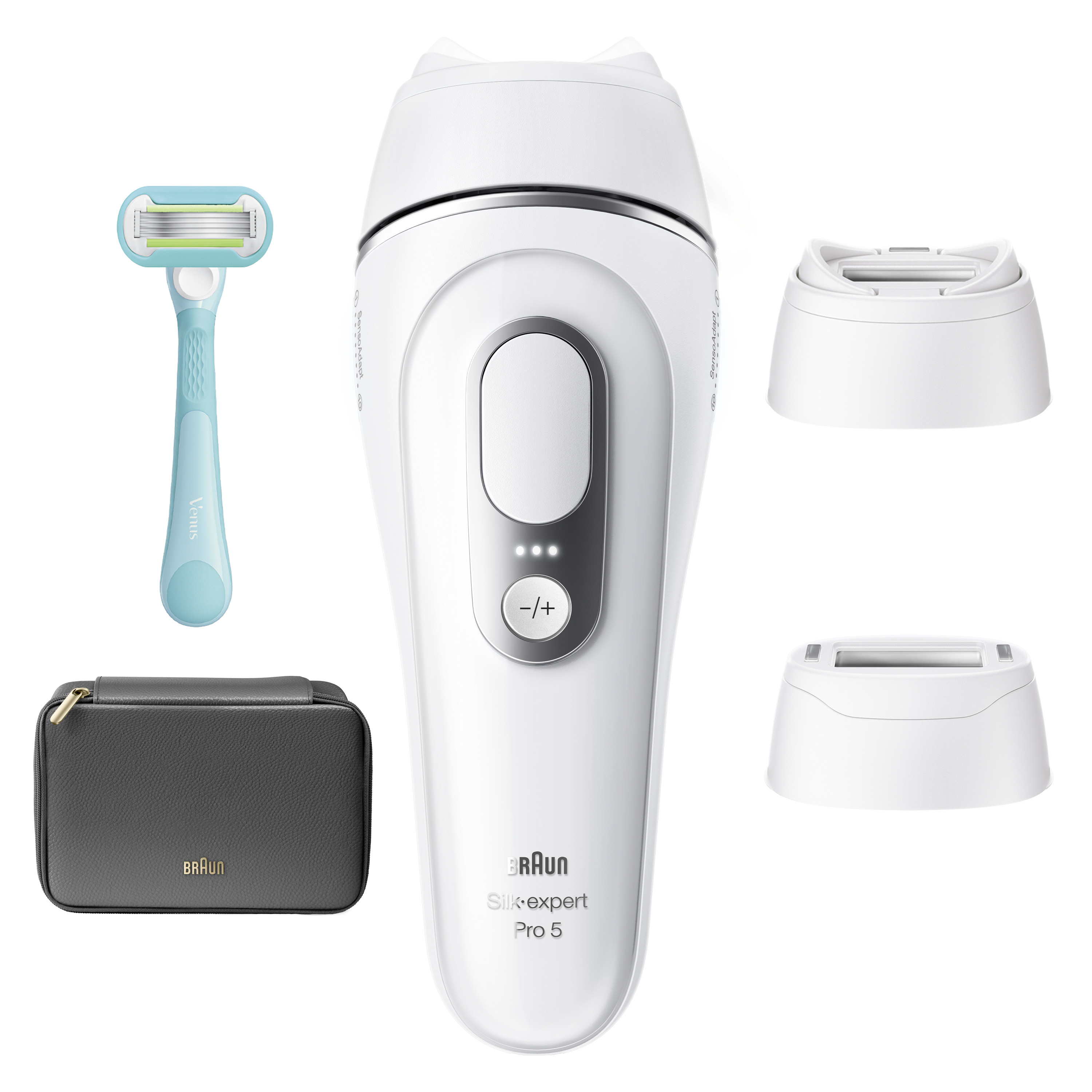 Braun IPL Silk·expert Pro 5, Haarverwijdering, 2 Opzetstukken, PL5234