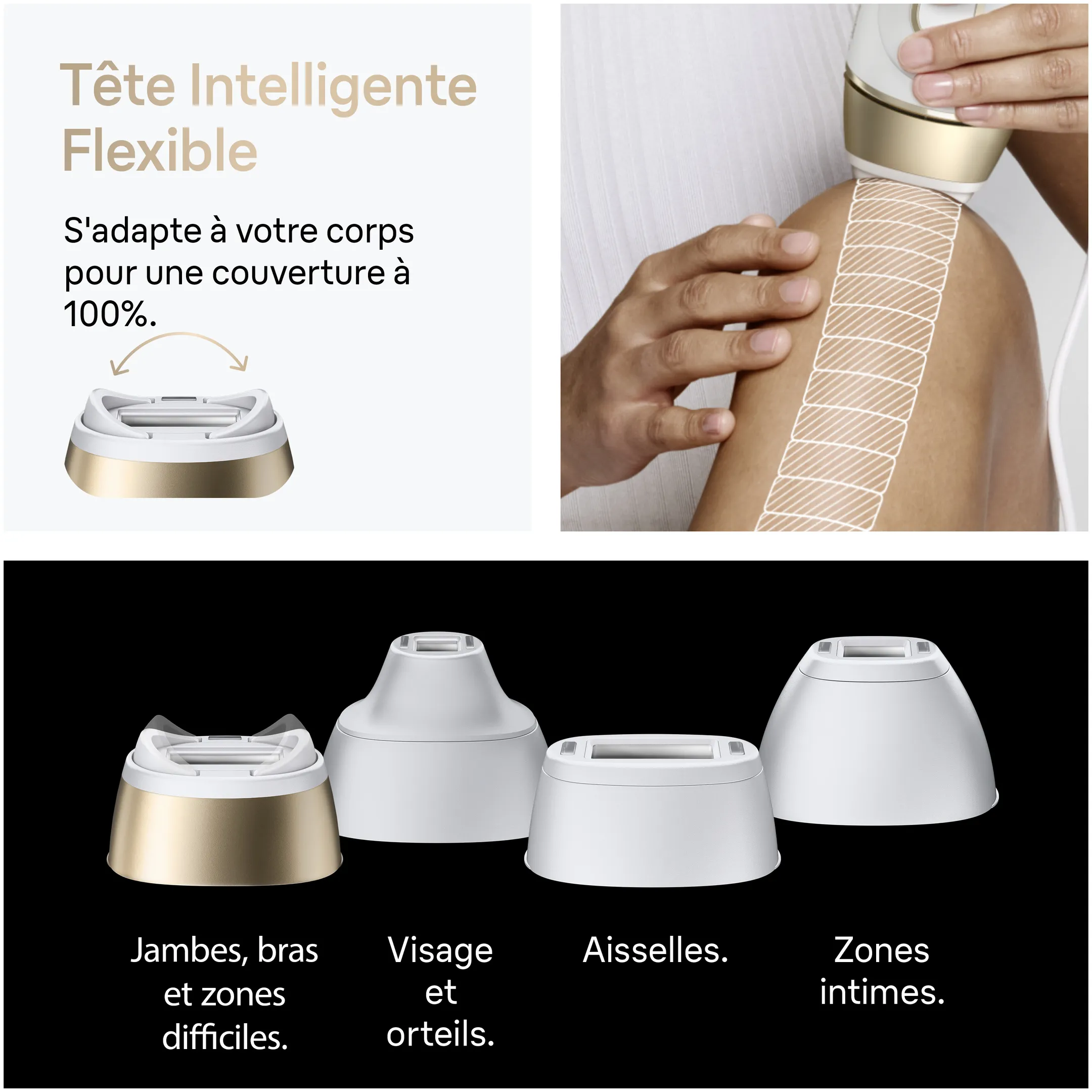 Braun Silk·expert Pro 5, Épilateur à Lumière Pulsée, Épilation à Domicile, 4 têtes, PL5431 image