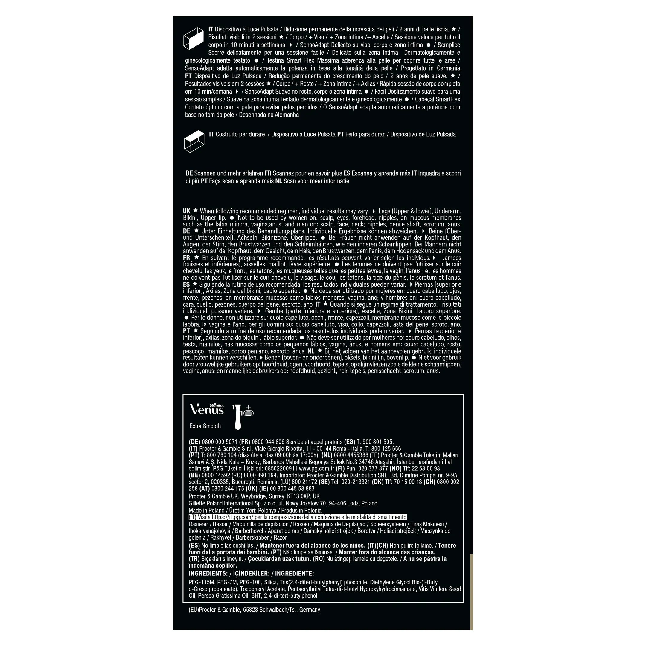 Braun Silk·expert Pro 5, Épilateur à Lumière Pulsée, Épilation à Domicile, 4 têtes, PL5431 image