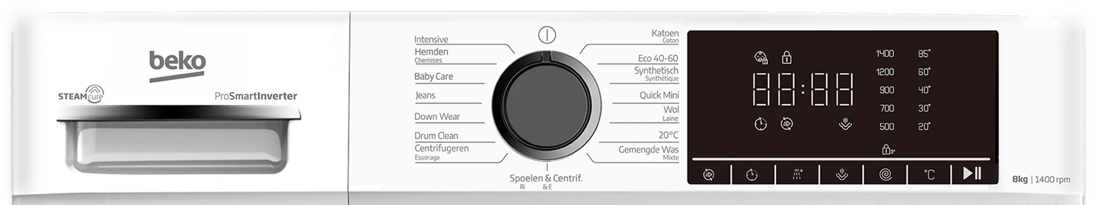 Beko  Wasmachine B1W864WB image