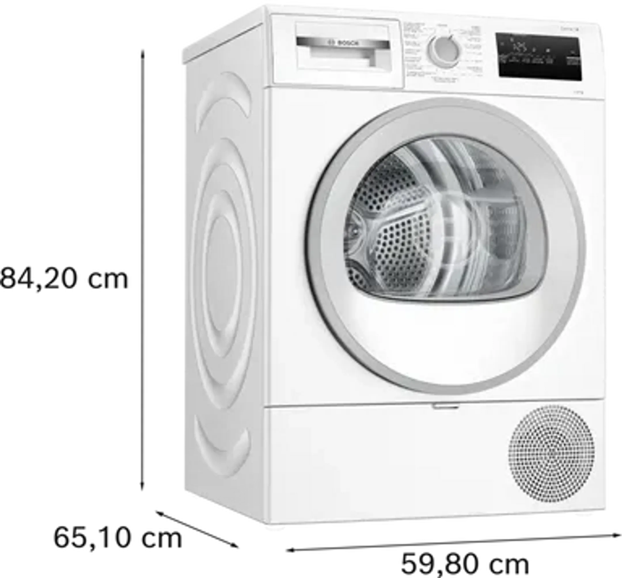 Bosch Bundel - Wasmachine WAN282P4FG Serie 4 Iron Assist 8 kg + Droogkast WTH8520PFG image