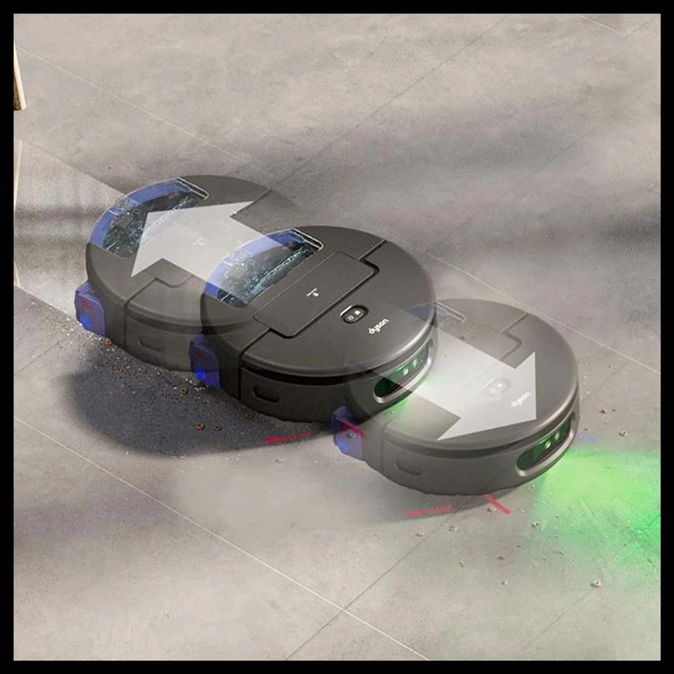 Dyson Aspirateur robot 2en1 Spot + Scrub Ai image