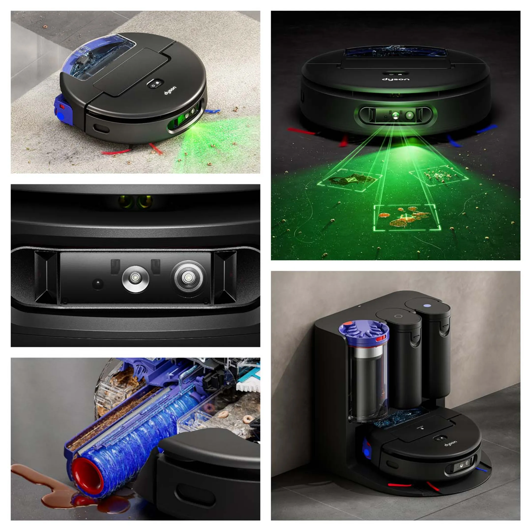 Dyson Aspirateur robot 2en1 Spot + Scrub Ai image