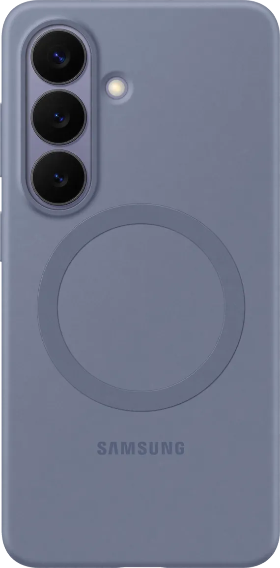 Coque en silicone pour Galaxy S26 - Bleu