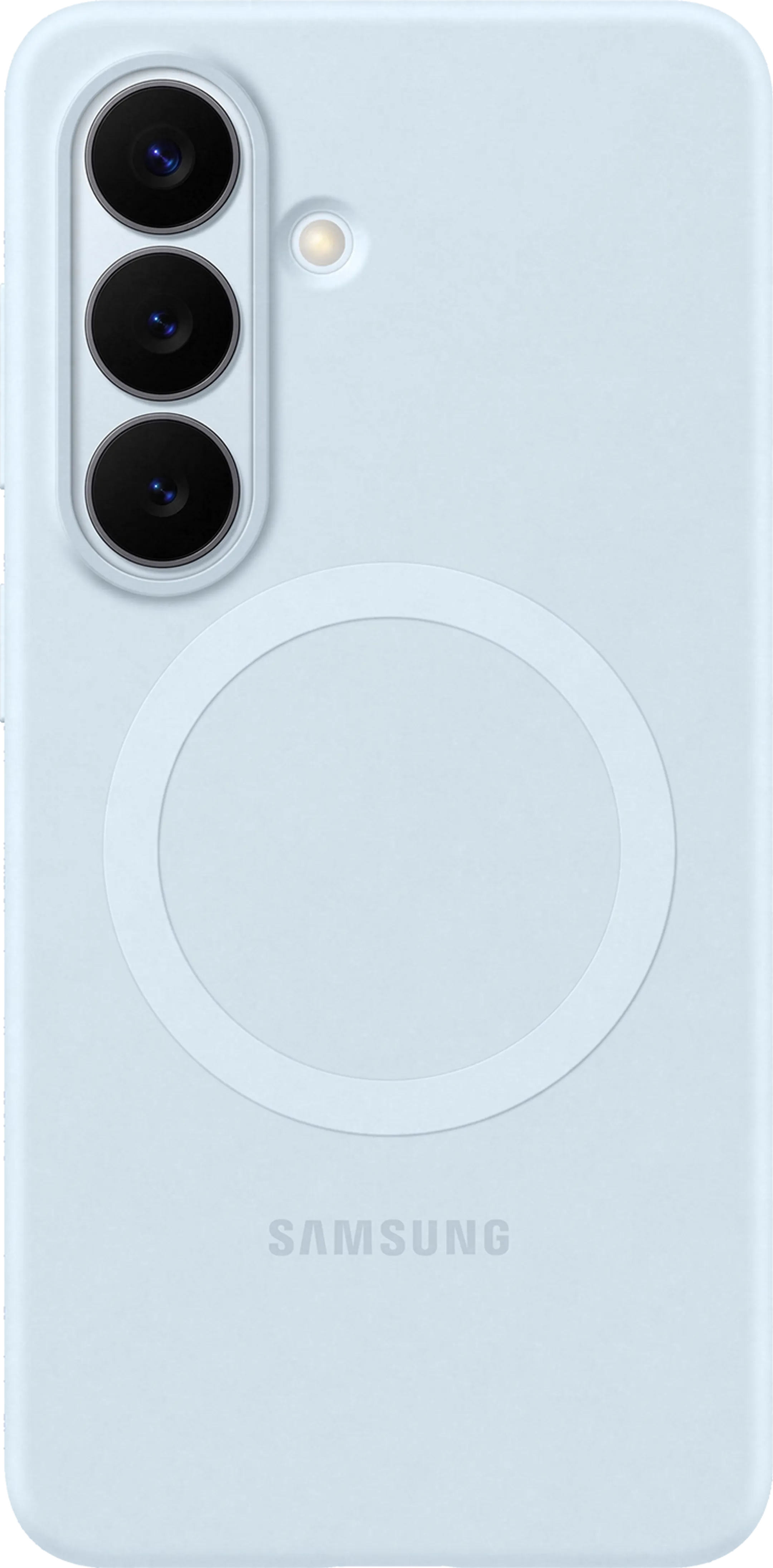 Silicone backcover voor Galaxy S26+ - Lichtblauw