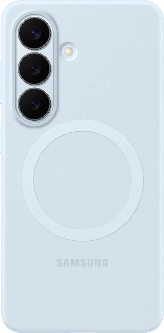 Coque en silicone pour Galaxy S26+ - Bleu clair
