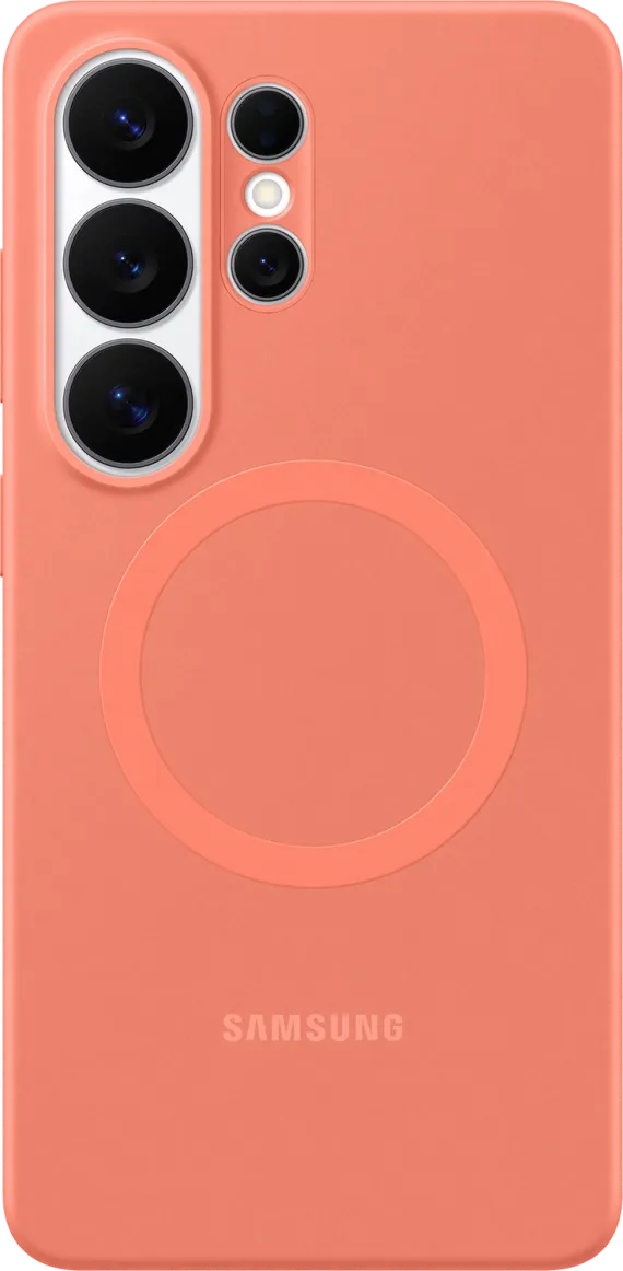 Coque en silicone pour Galaxy S26 Ultra - Rouge