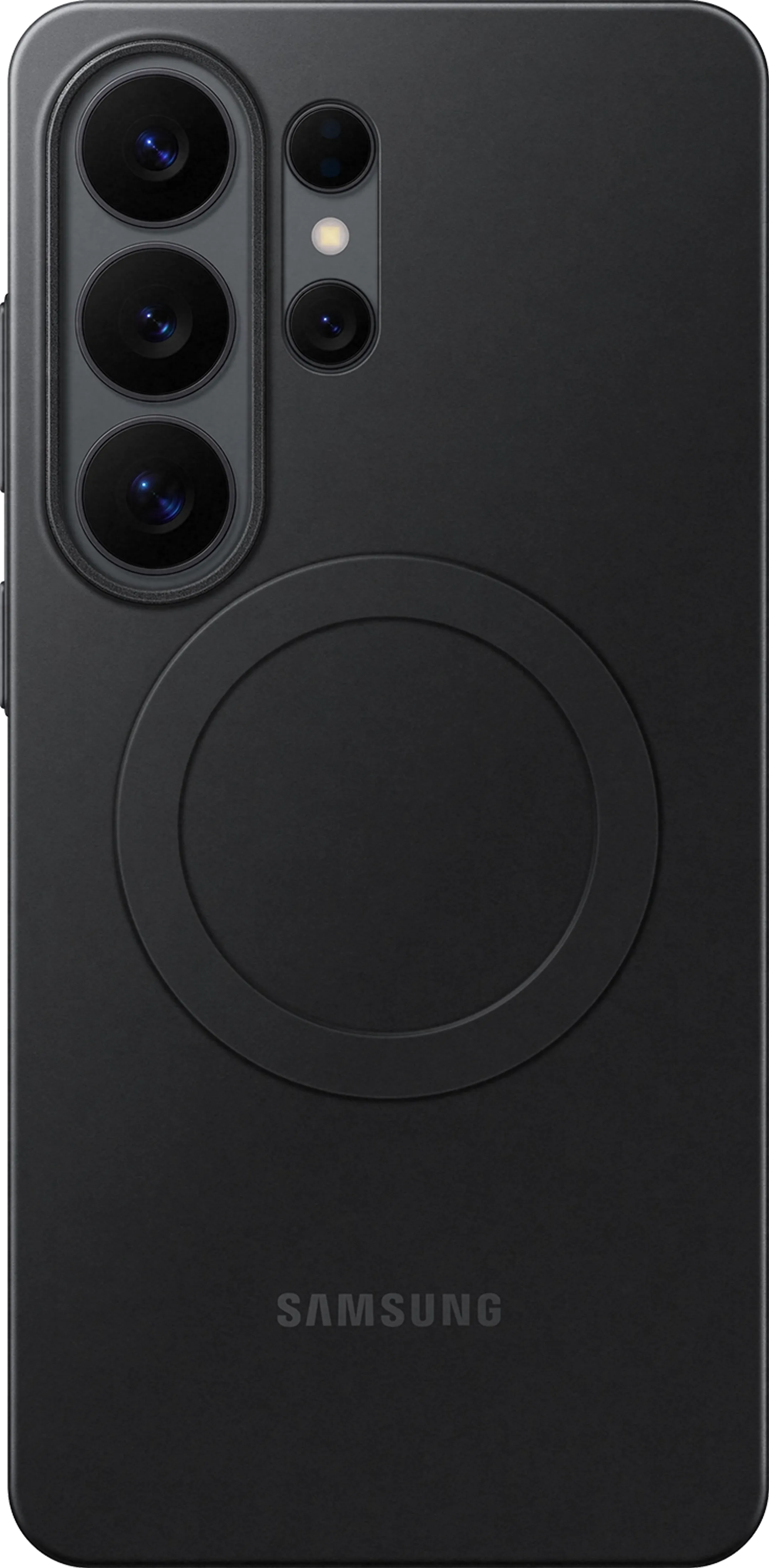 Slim Magnet cover voor Galaxy S26 Ultra - Zwart