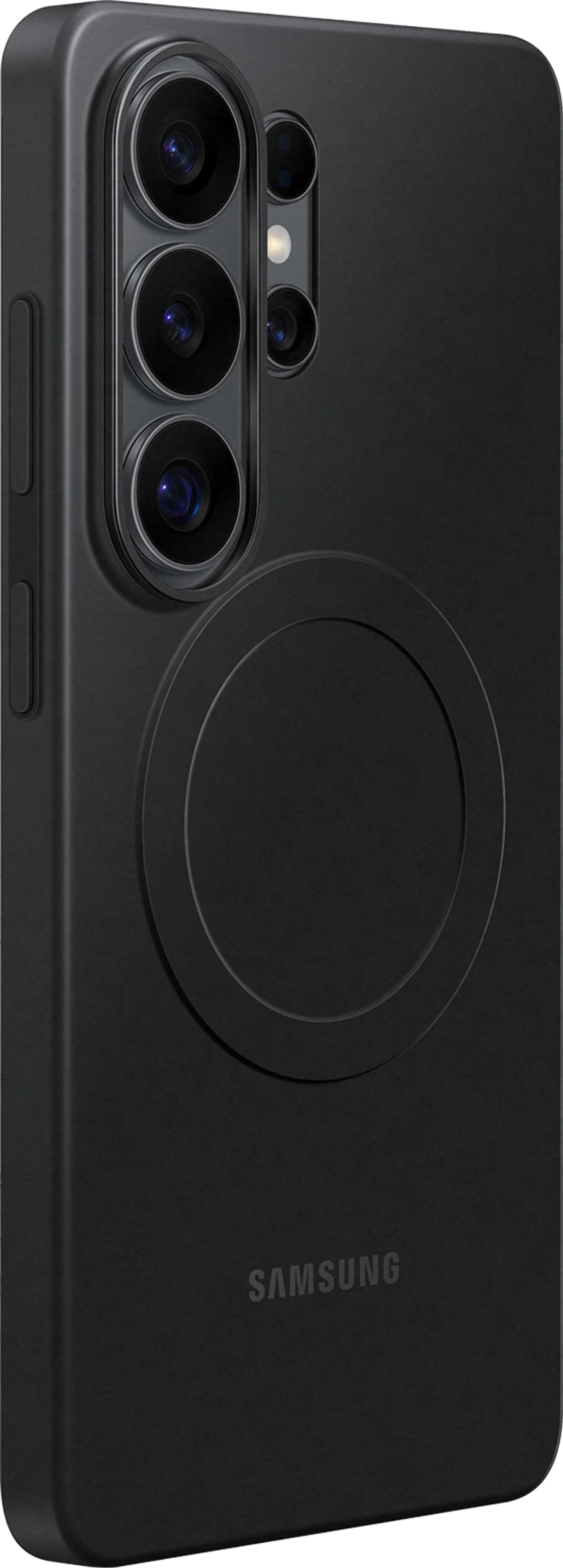 Slim Magnet cover voor Galaxy S26 Ultra - Zwart