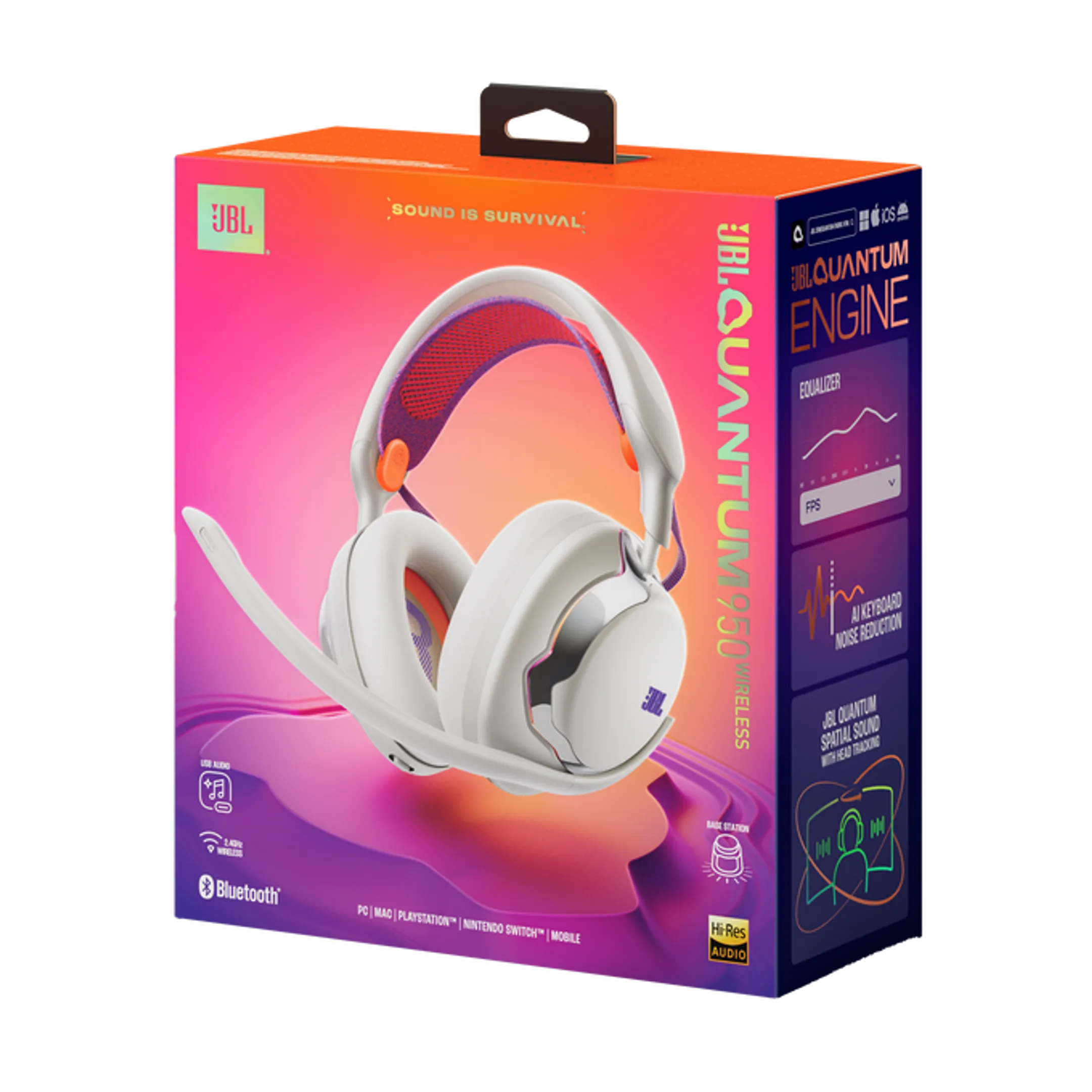 JBL Gamingheadset Quantum 950 - Wit image