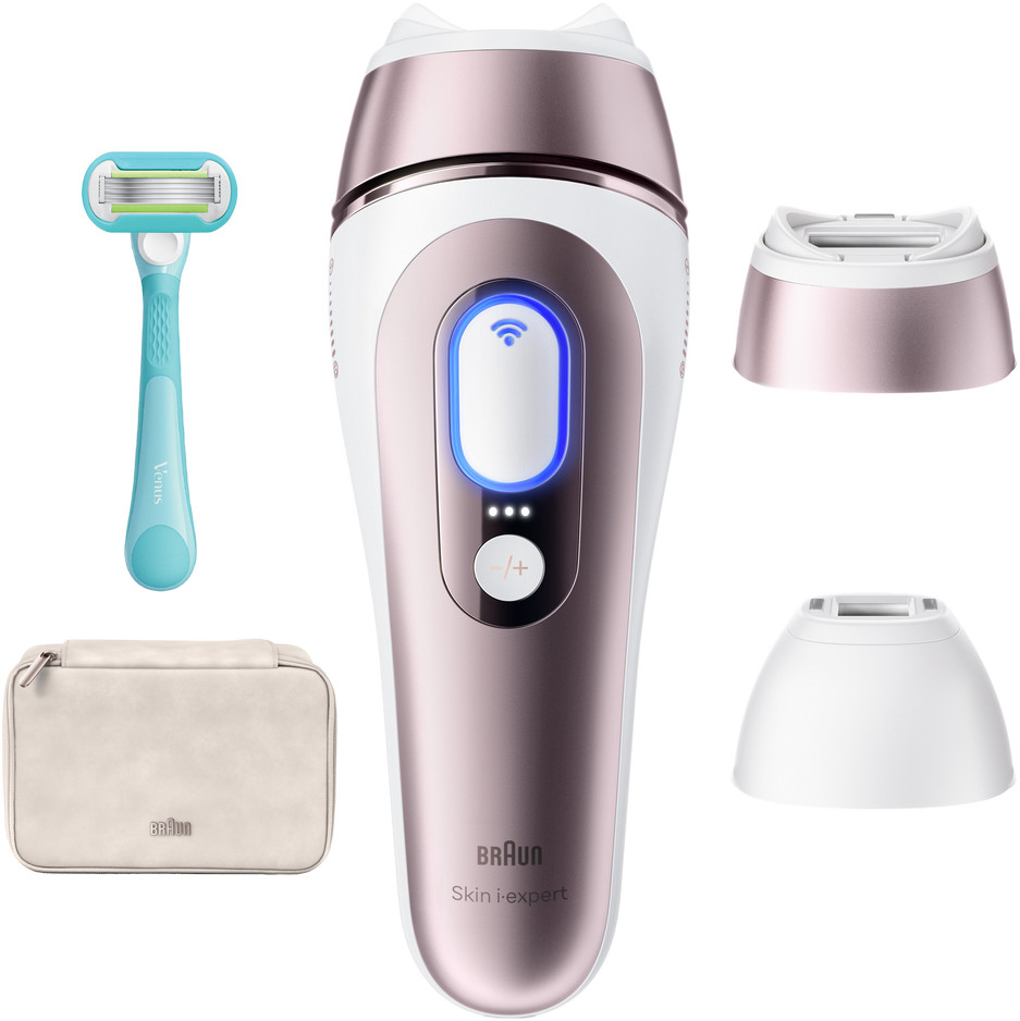 Braun Smart IPL Skin i·expert, Haarverwijdering Voor Thuis, Met Gratis App, 2 Slimme Koppen, PL7211