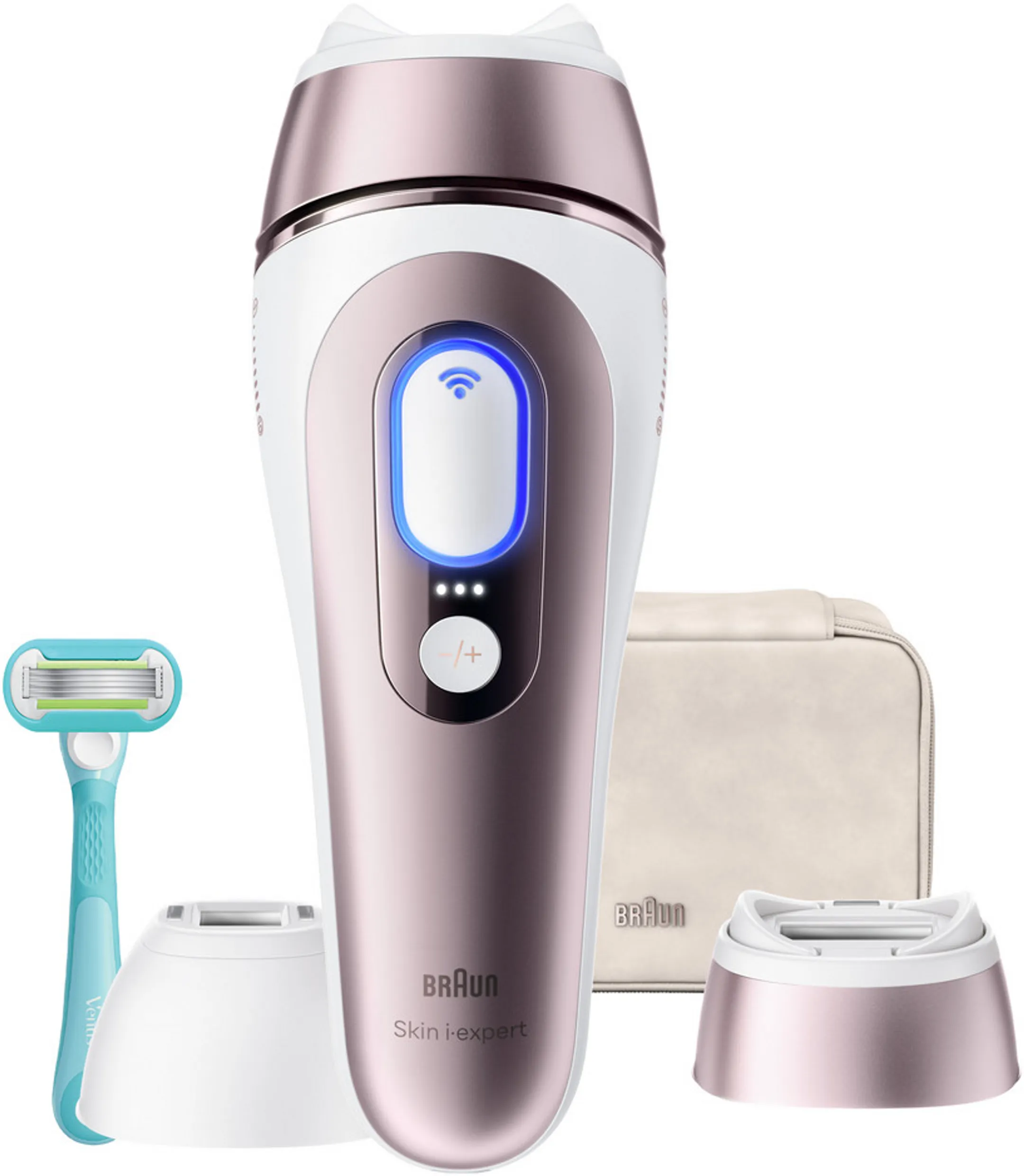 Braun Smart Épilateur Skin i·expert, Lumière Pulsée Avec Application, 2 têtes intelligentes, PL7211 image