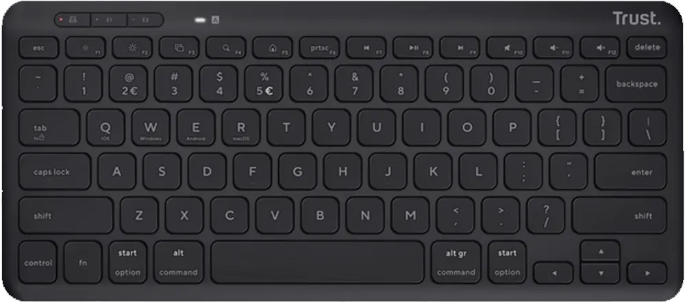 Clavier Sans Fil Blackview (AZERTY, Bluetooth, Compatible avec Windows, iOS et Android) Noir Clavier Sans Fil Blackview (AZERTY, Bluetooth, Compatible avec Windows, iOS et Android) Noir