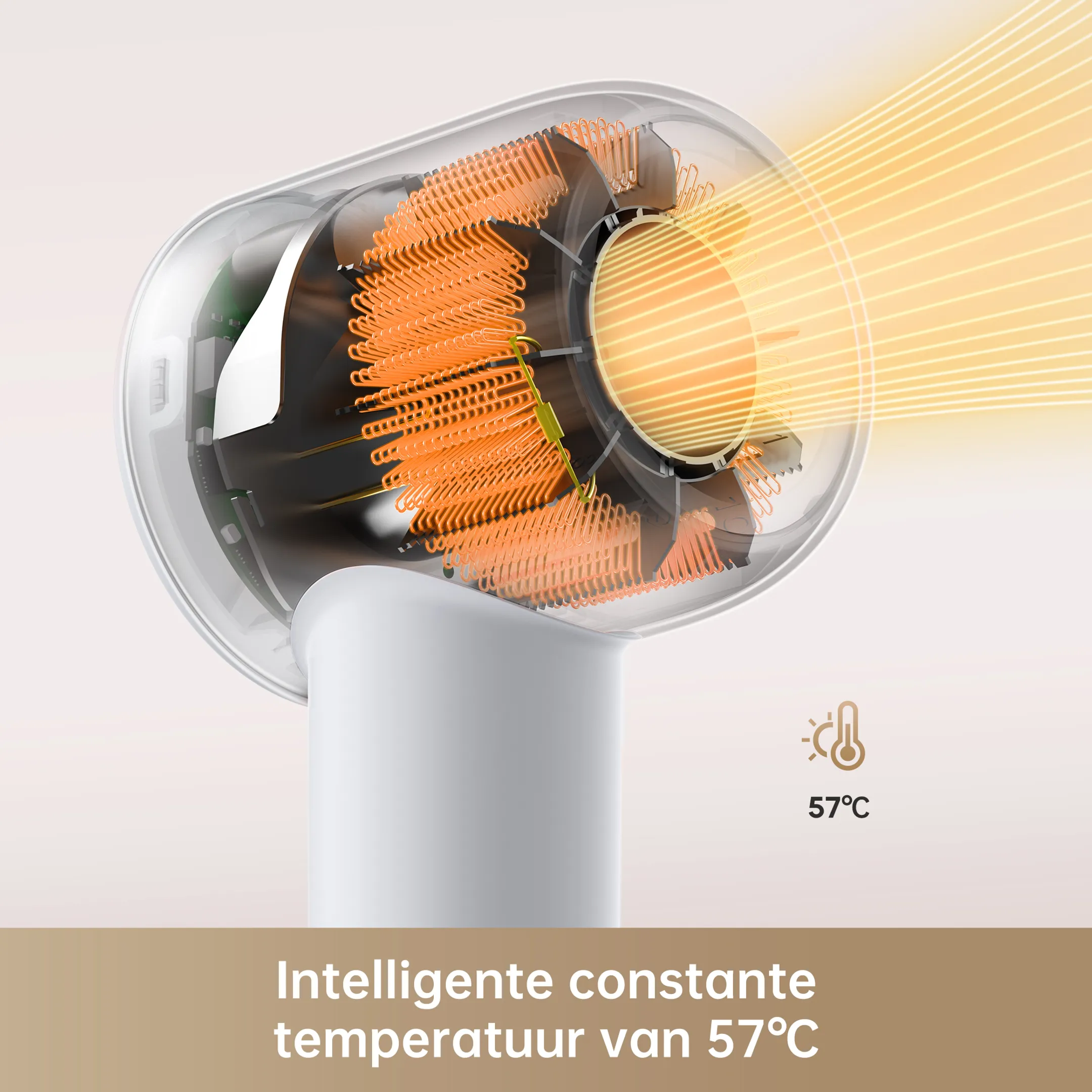 Haardroger Hair Gleam Grey