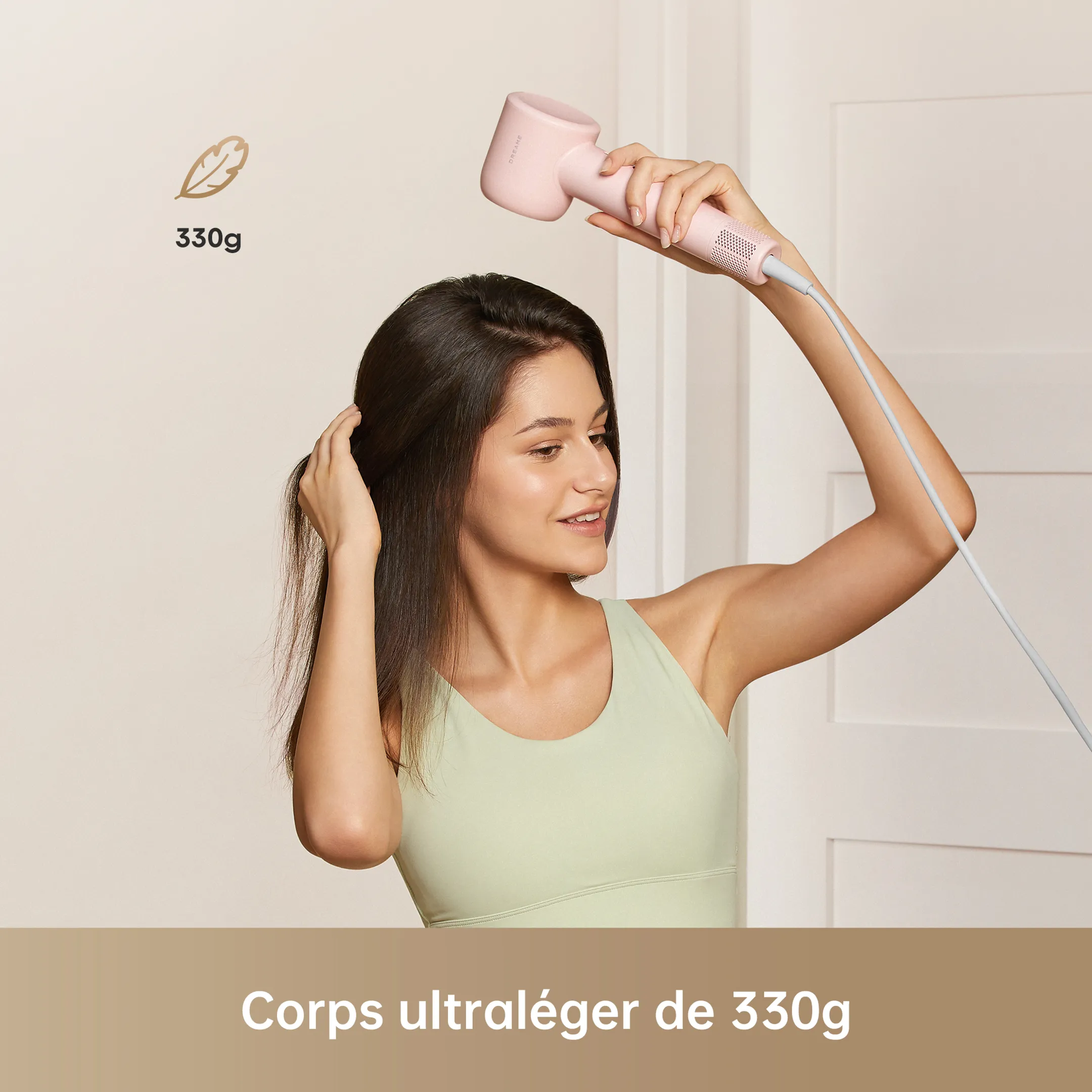 Sèche-cheveux Hair Gleam Pink