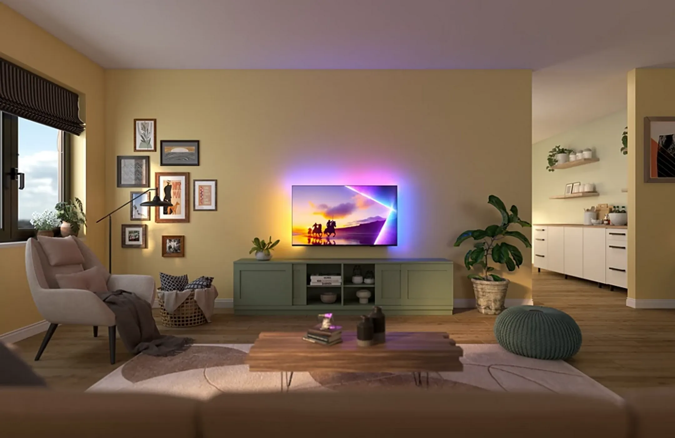 TV QLED 4K Ambilight 55PUS8550/12 (2025) - 55 pouces