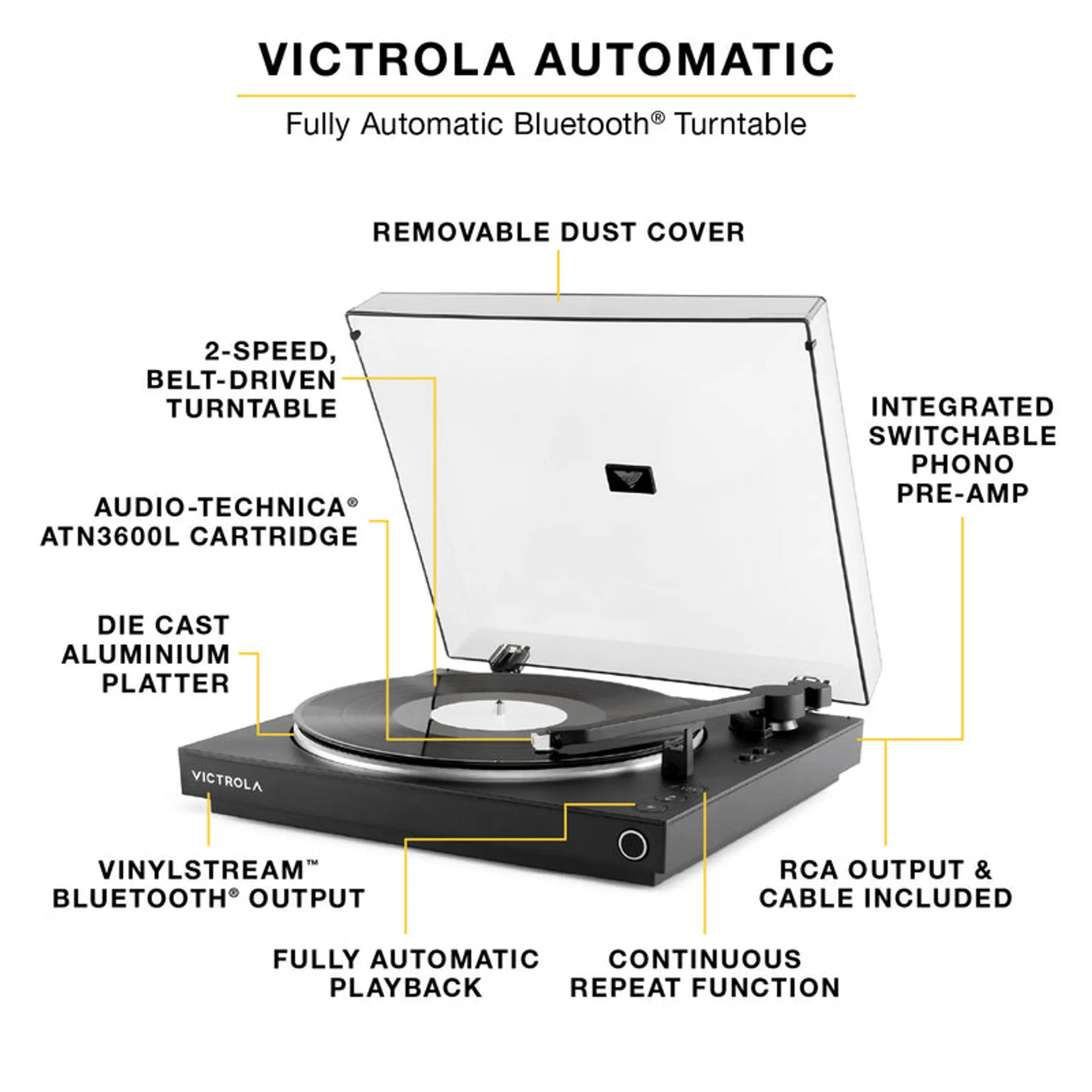 Tourne-disque VPT-800 - Noir