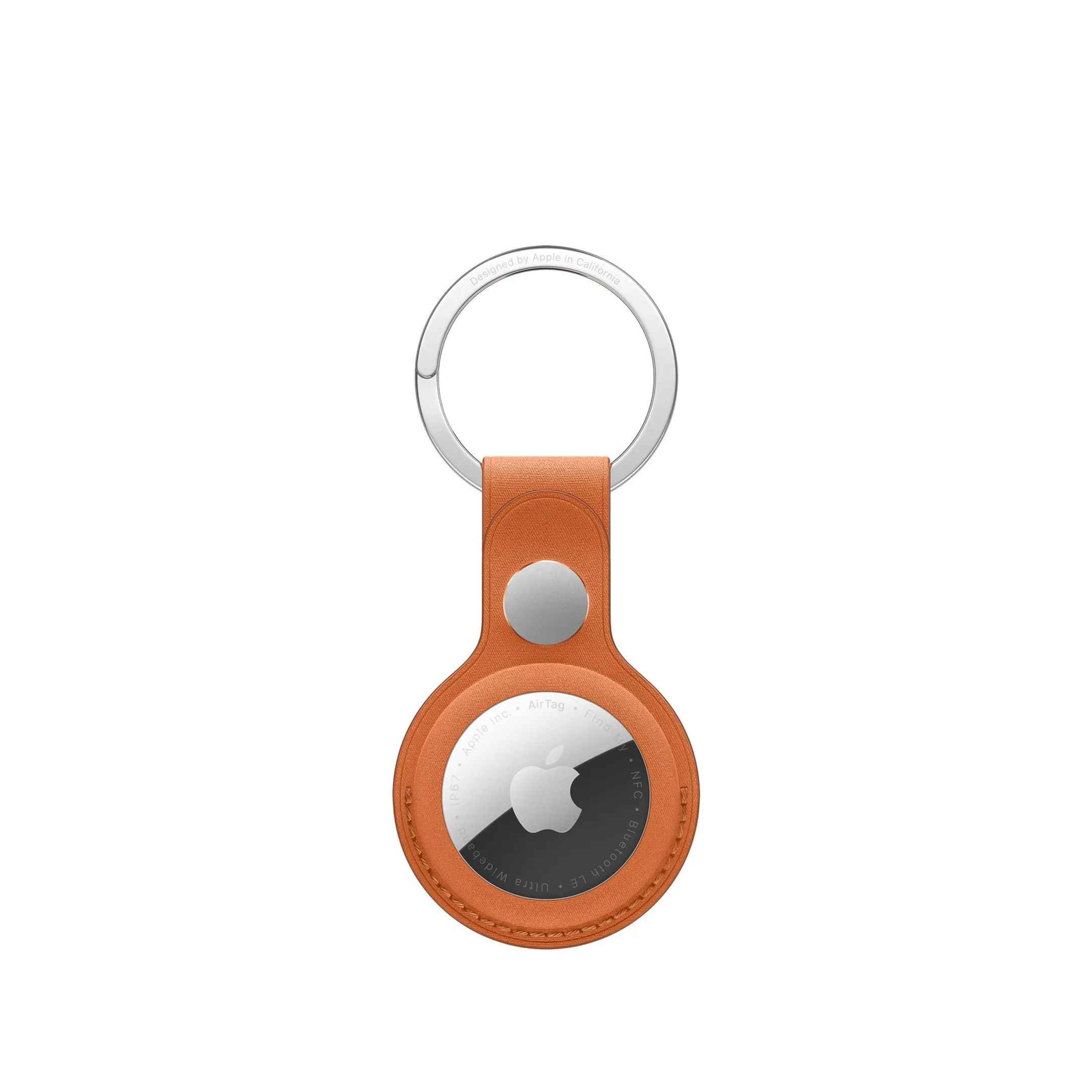 AirTag FineWoven Key Ring - Oranjerood