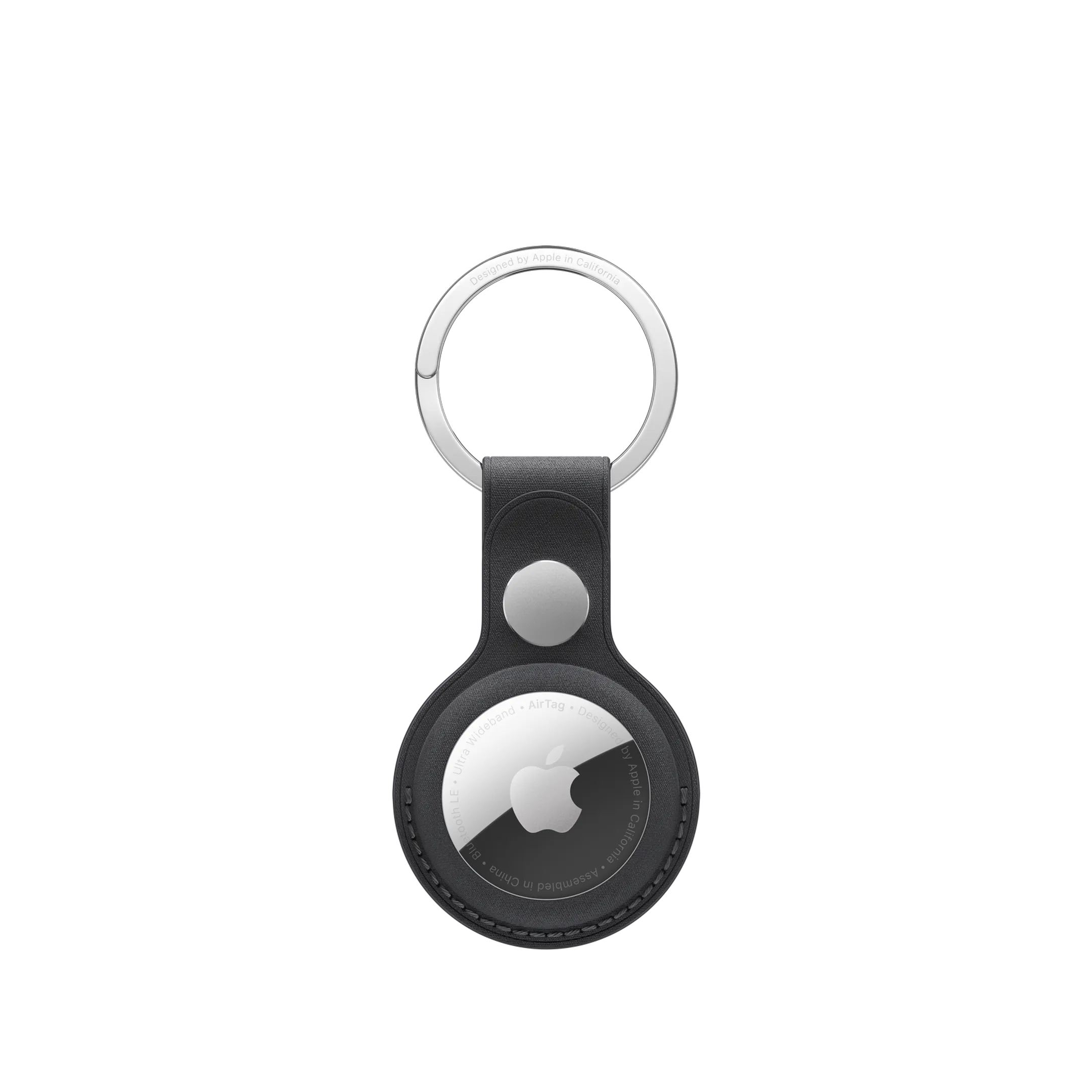 AirTag FineWoven Key Ring - Zwart