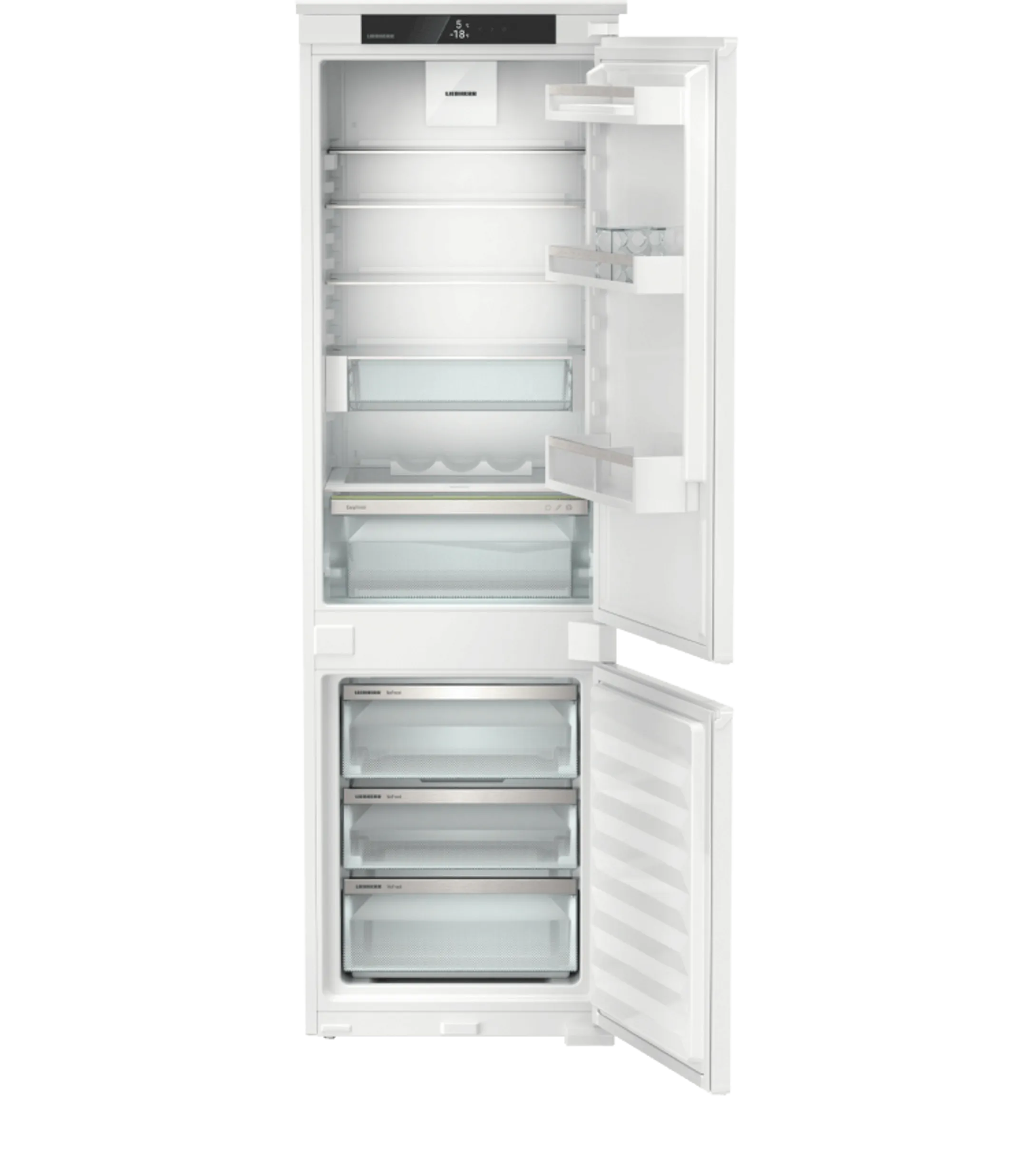 Inbouw koelkast met diepvries ICNSD5123