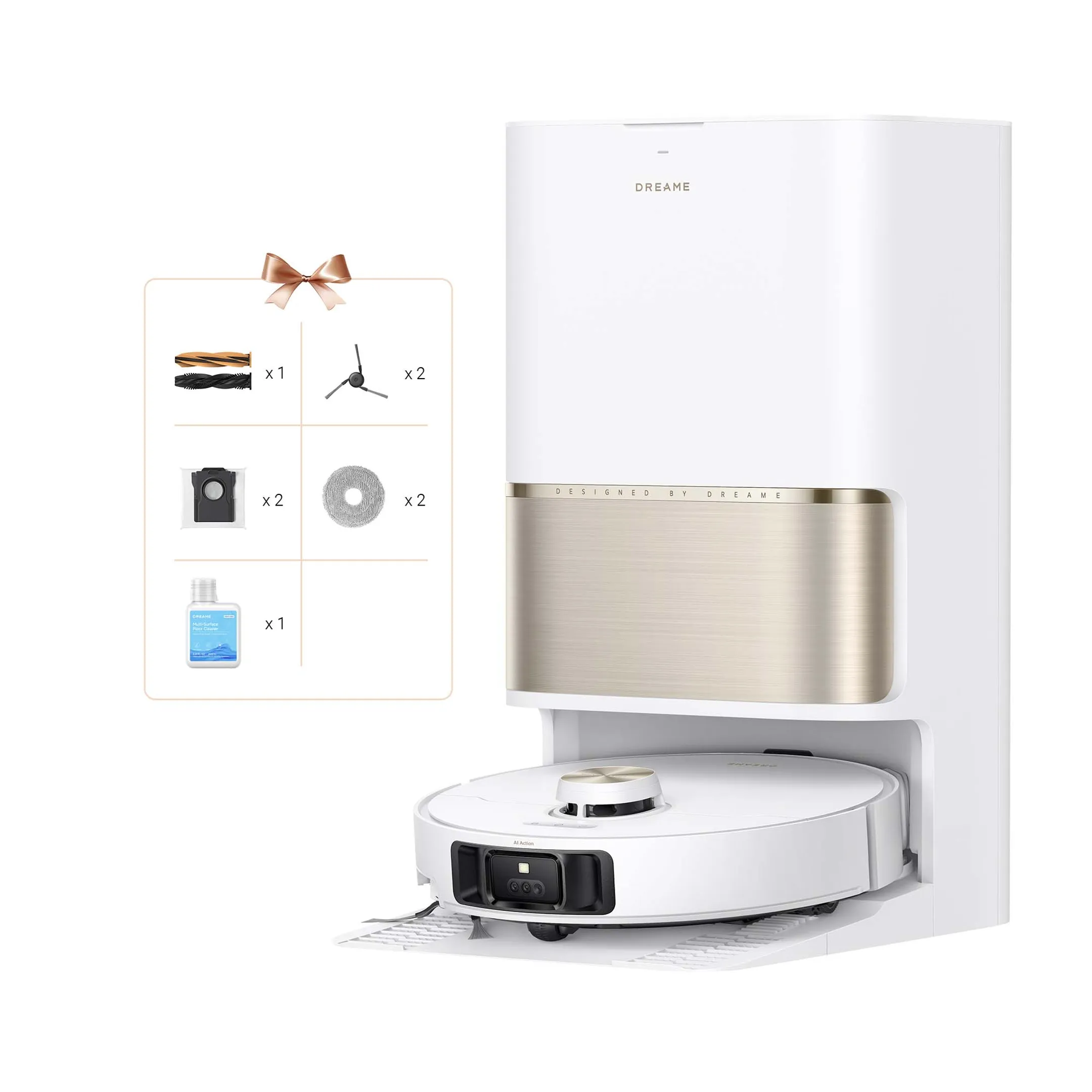 Aspirateur robot 2en1 L50s Pro Ultra Blanc