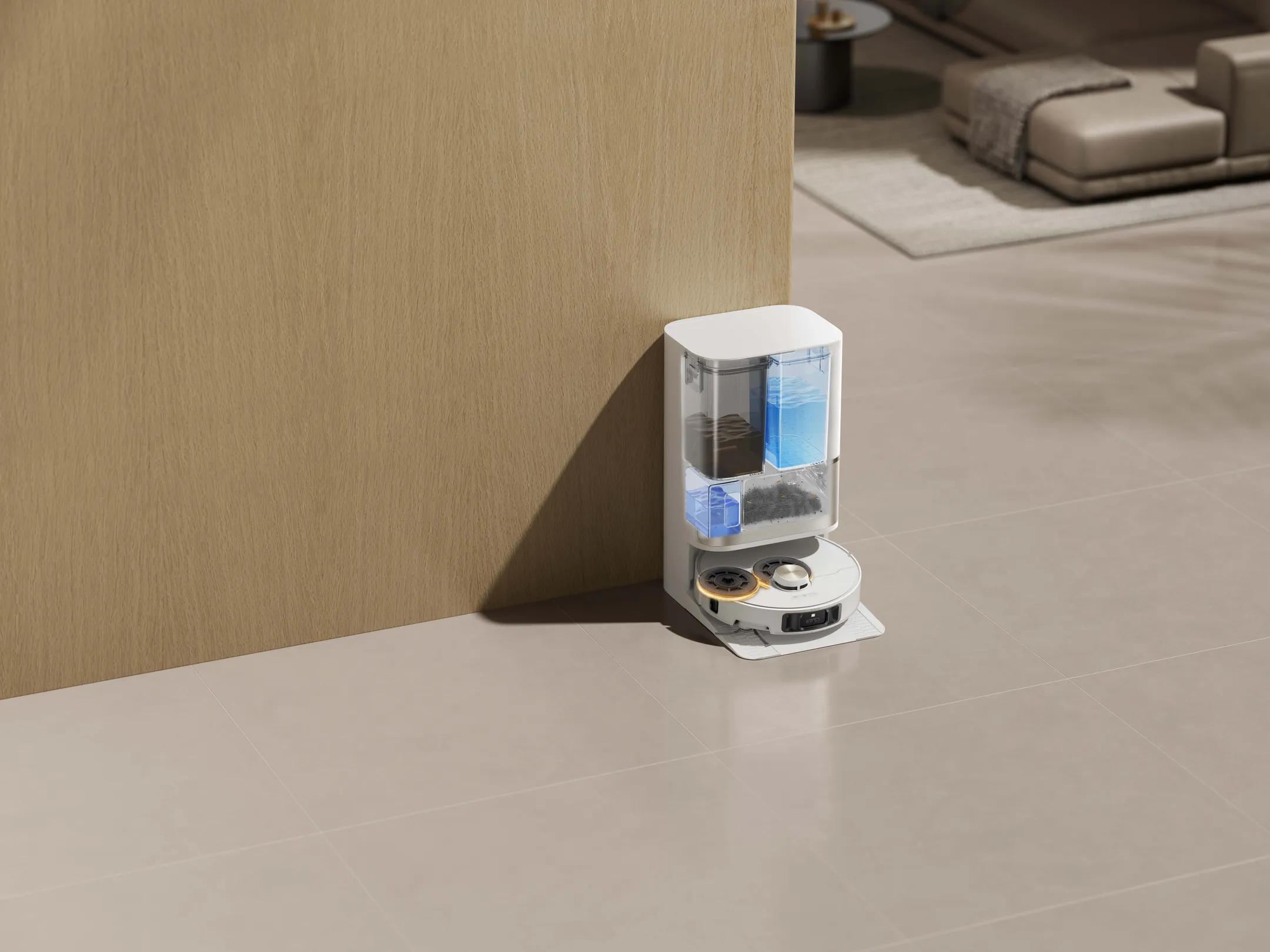 Aspirateur robot 2en1 L50s Pro Ultra Blanc