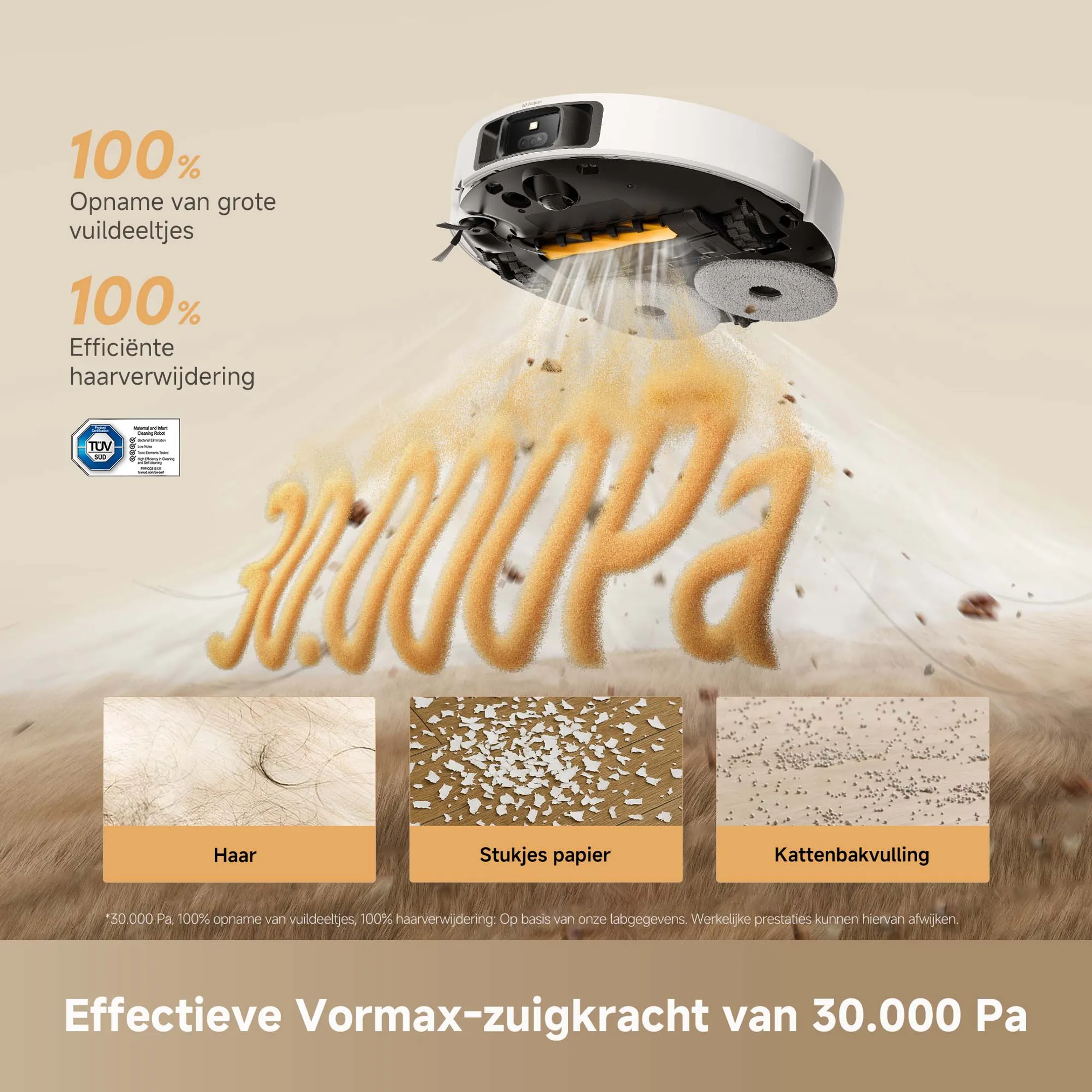 Robotstofzuiger 2in1 L50s Pro Ultra Wit