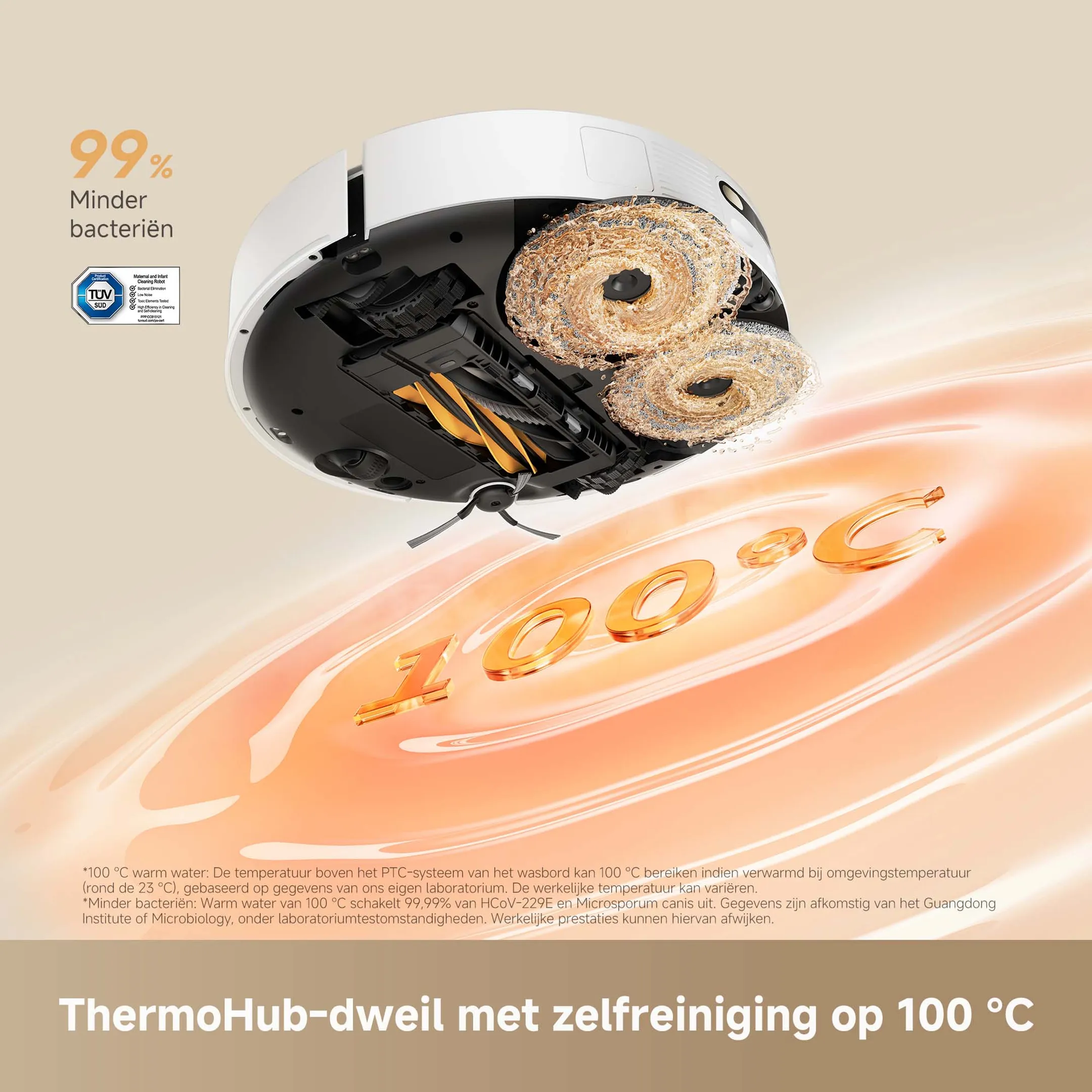 Robotstofzuiger 2in1 L50s Pro Ultra Wit