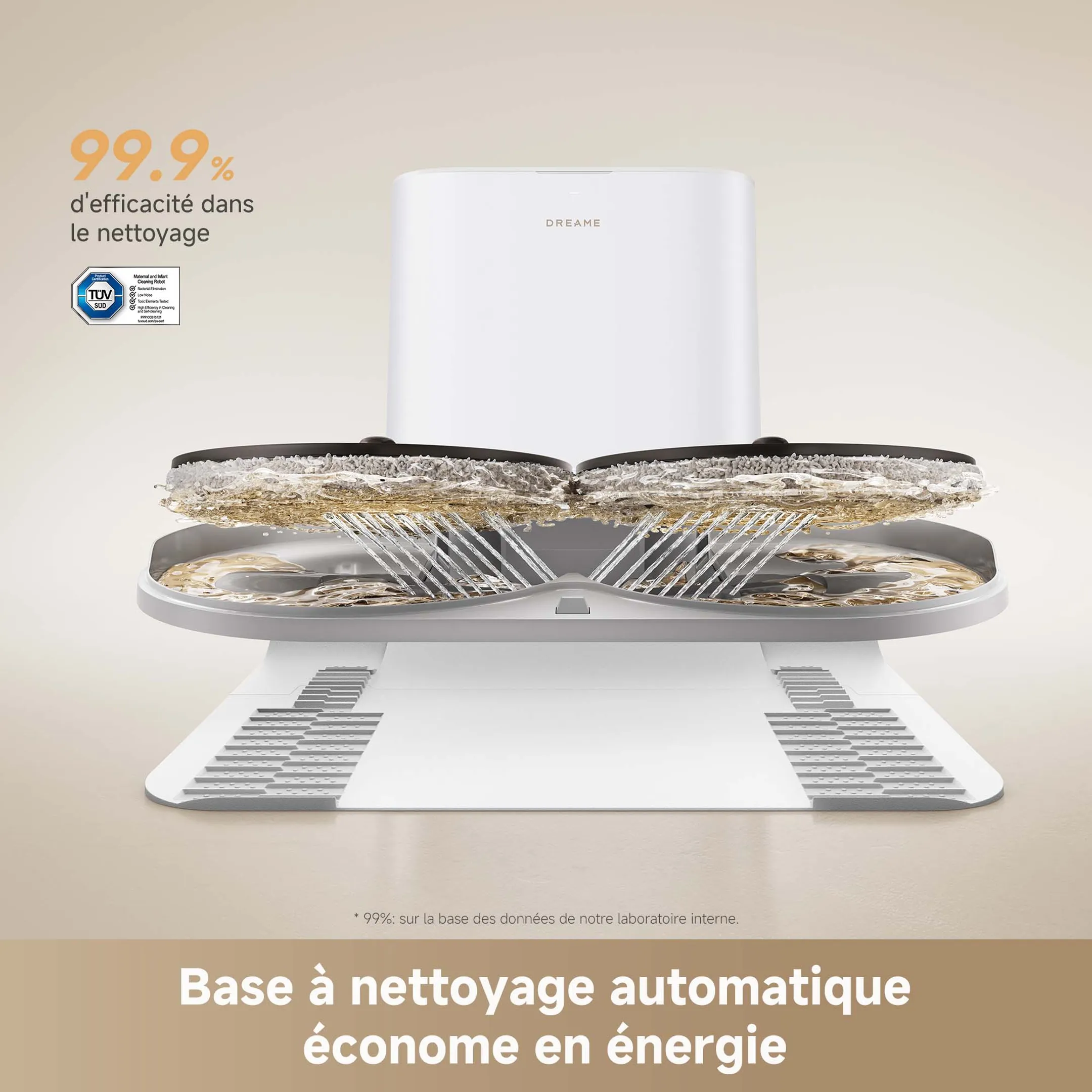 Aspirateur robot 2en1 L50s Pro Ultra Blanc